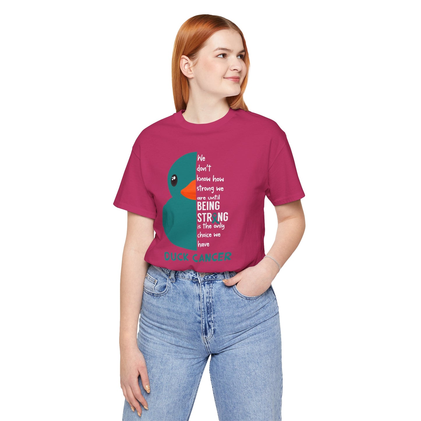 Ovarian Cancer Being Strong T-Shirt