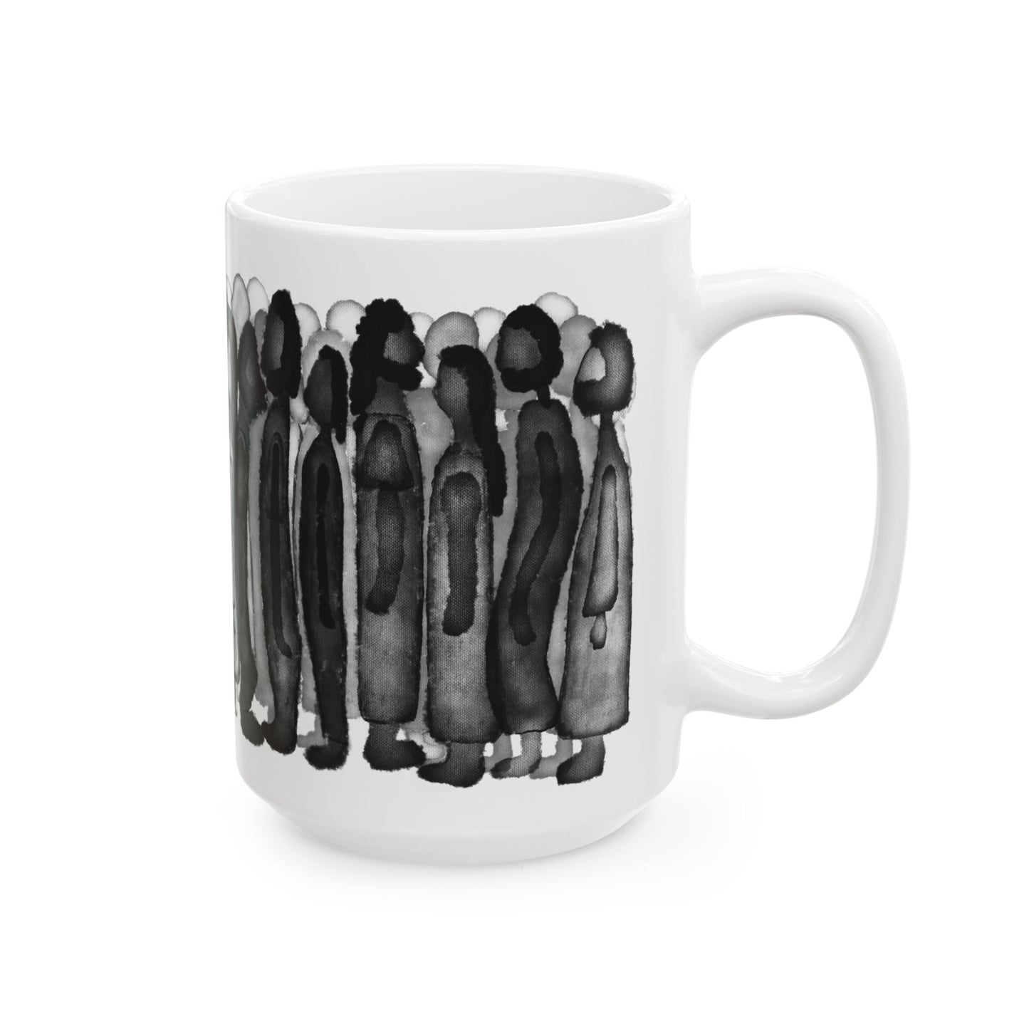 Lady touching Jesus Ceramic Mug 15oz