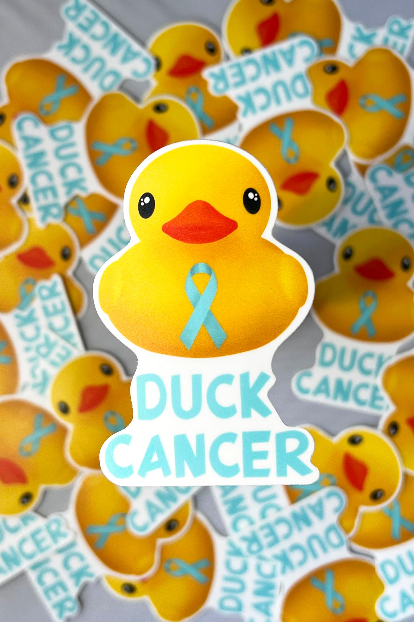 Prostate Cancer Duck Cancer Sticker