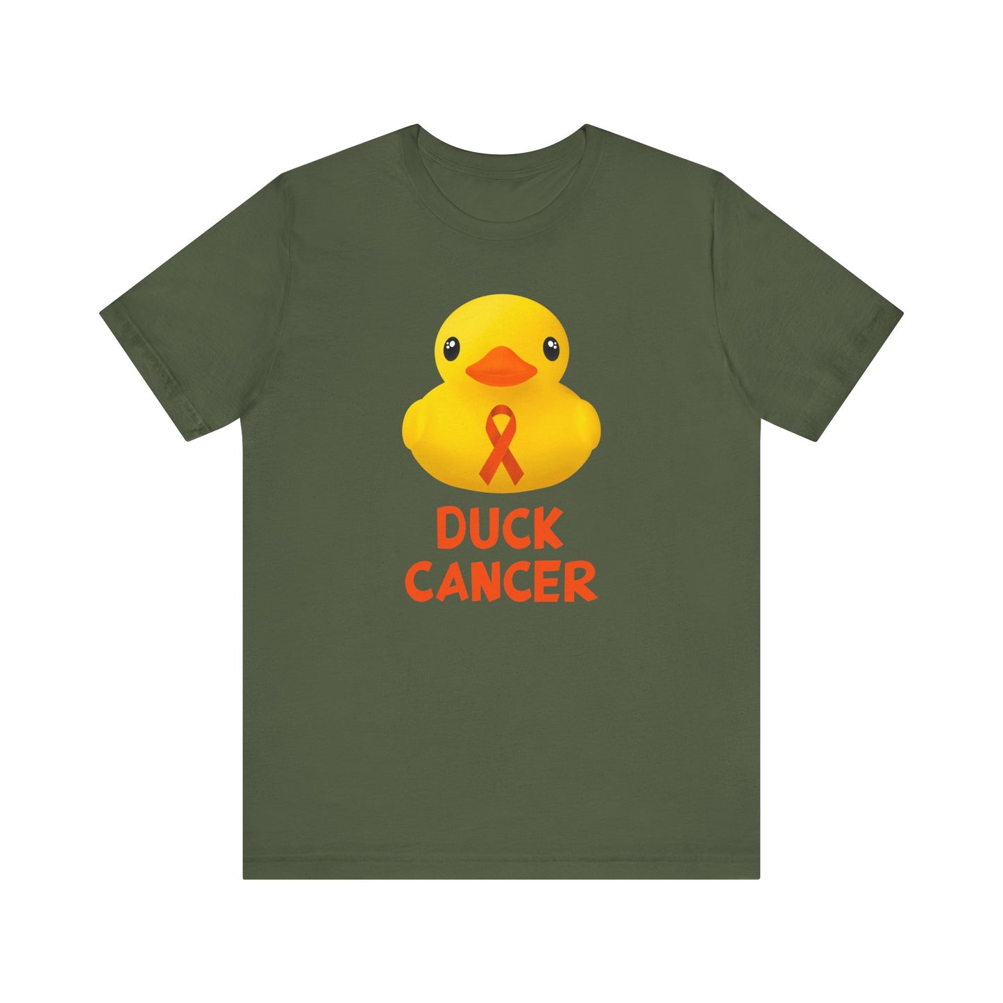 Leukemia Cancer Duck Cancer T-Shirt, Unisex