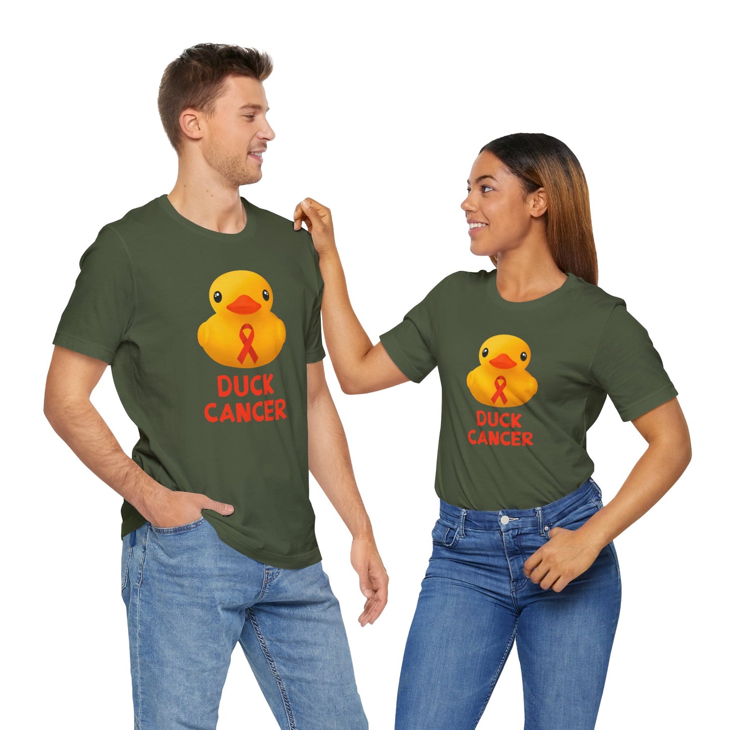 Kidney Cancer Duck Cancer T-Shirt, Unisex