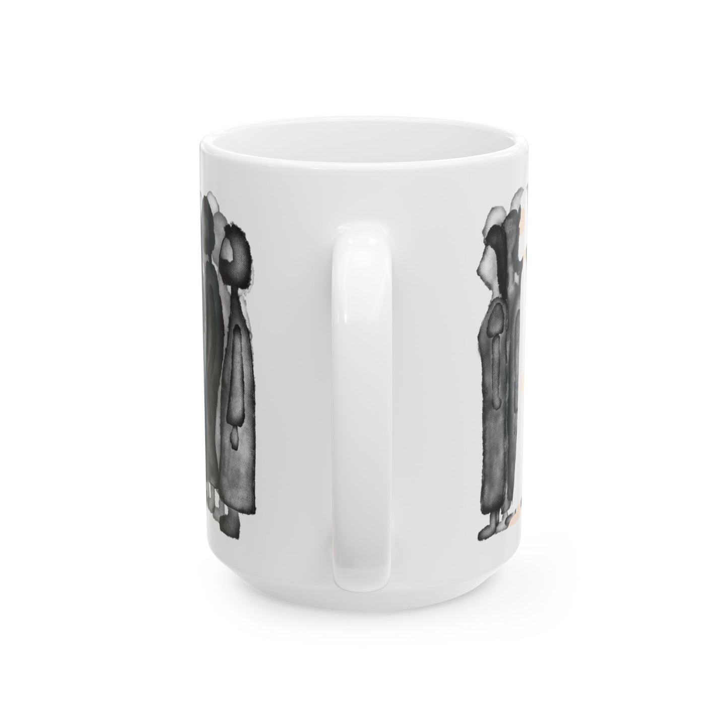 Lady touching Jesus Ceramic Mug 15oz