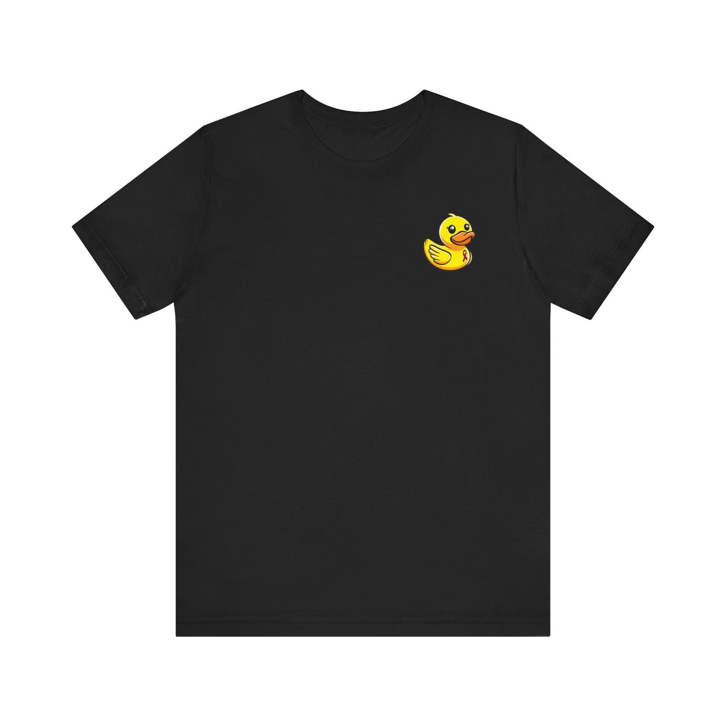 Leiomyosarcoma Cancer Duck Cancer Ocean Back T-Shirt, Unisex