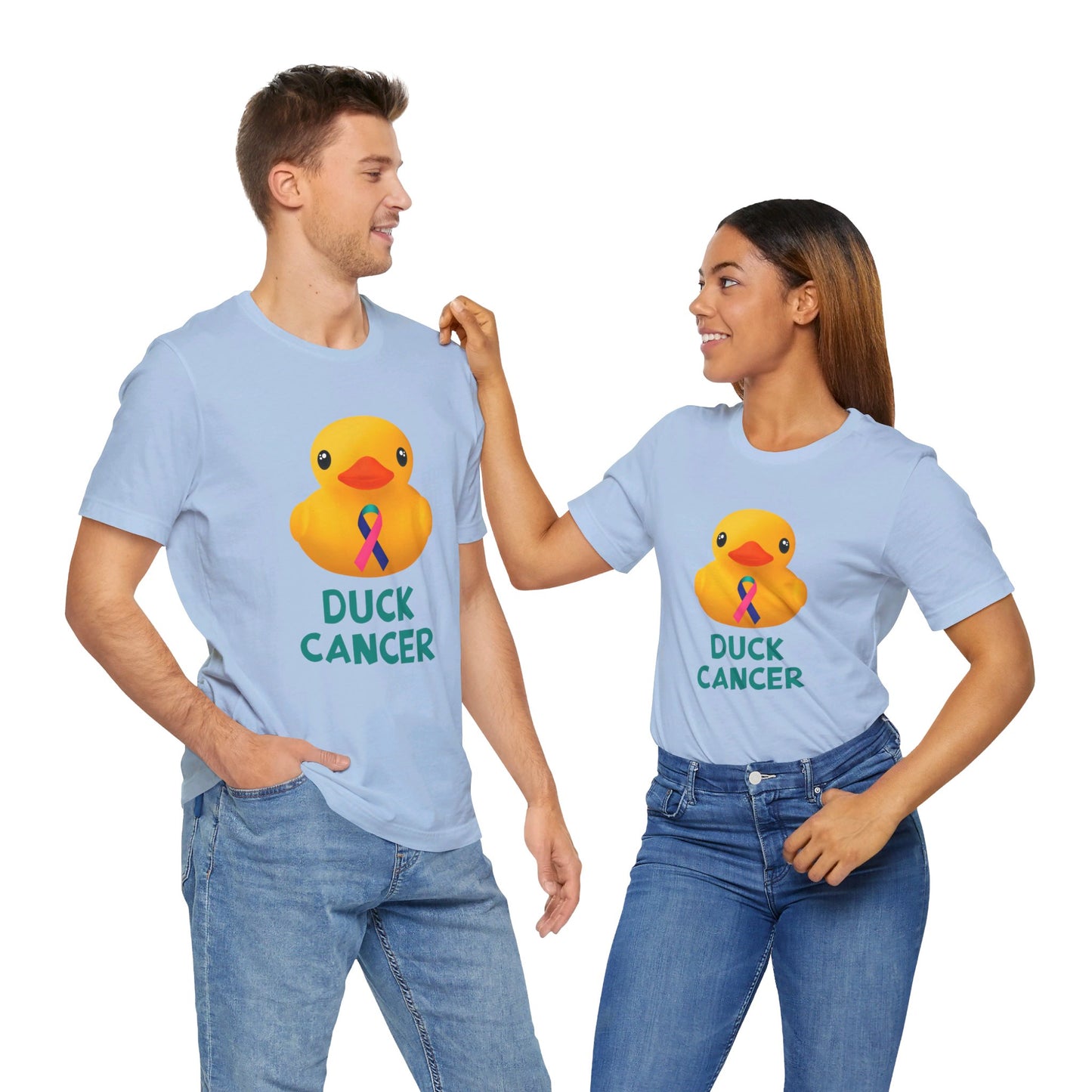 Thyroid Cancer Duck Cancer T-Shirt, Unisex