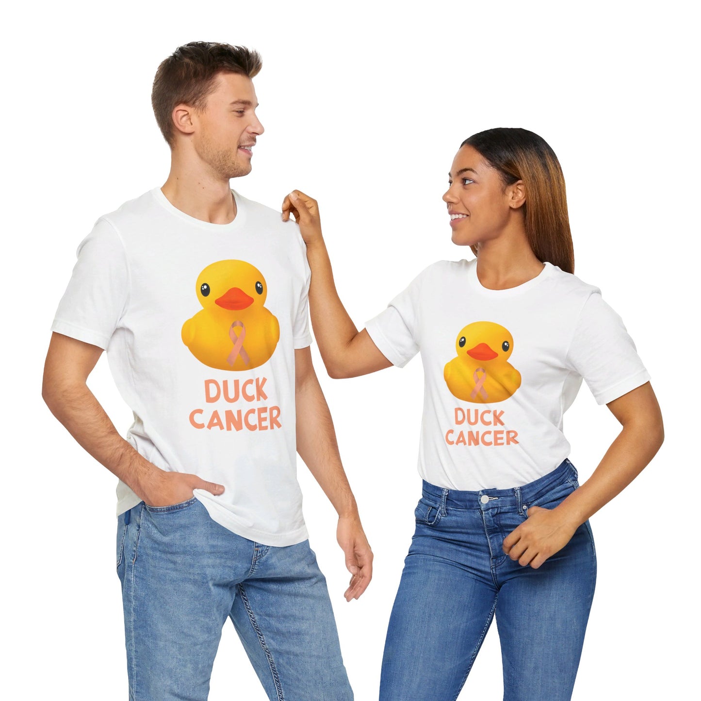 Uterine Cancer Duck Cancer T-Shirt, Unisex