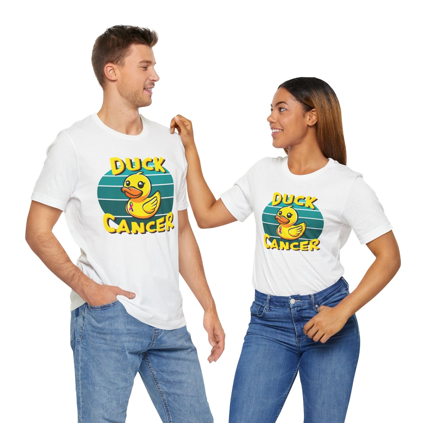 Thyroid Cancer Duck Cancer T-Shirt, Unisex