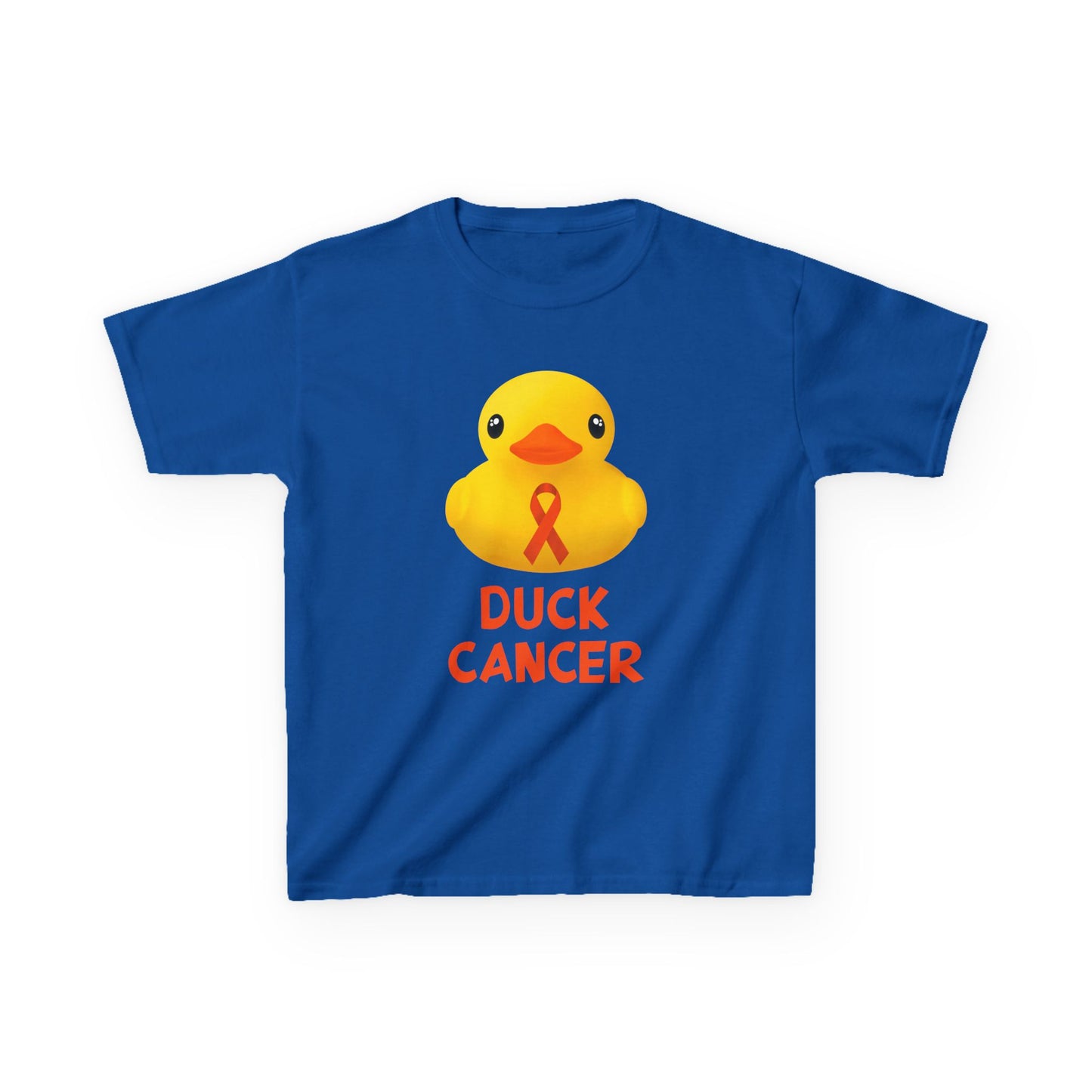 Leukemia Cancer Duck Cancer T-Shirt Kid
