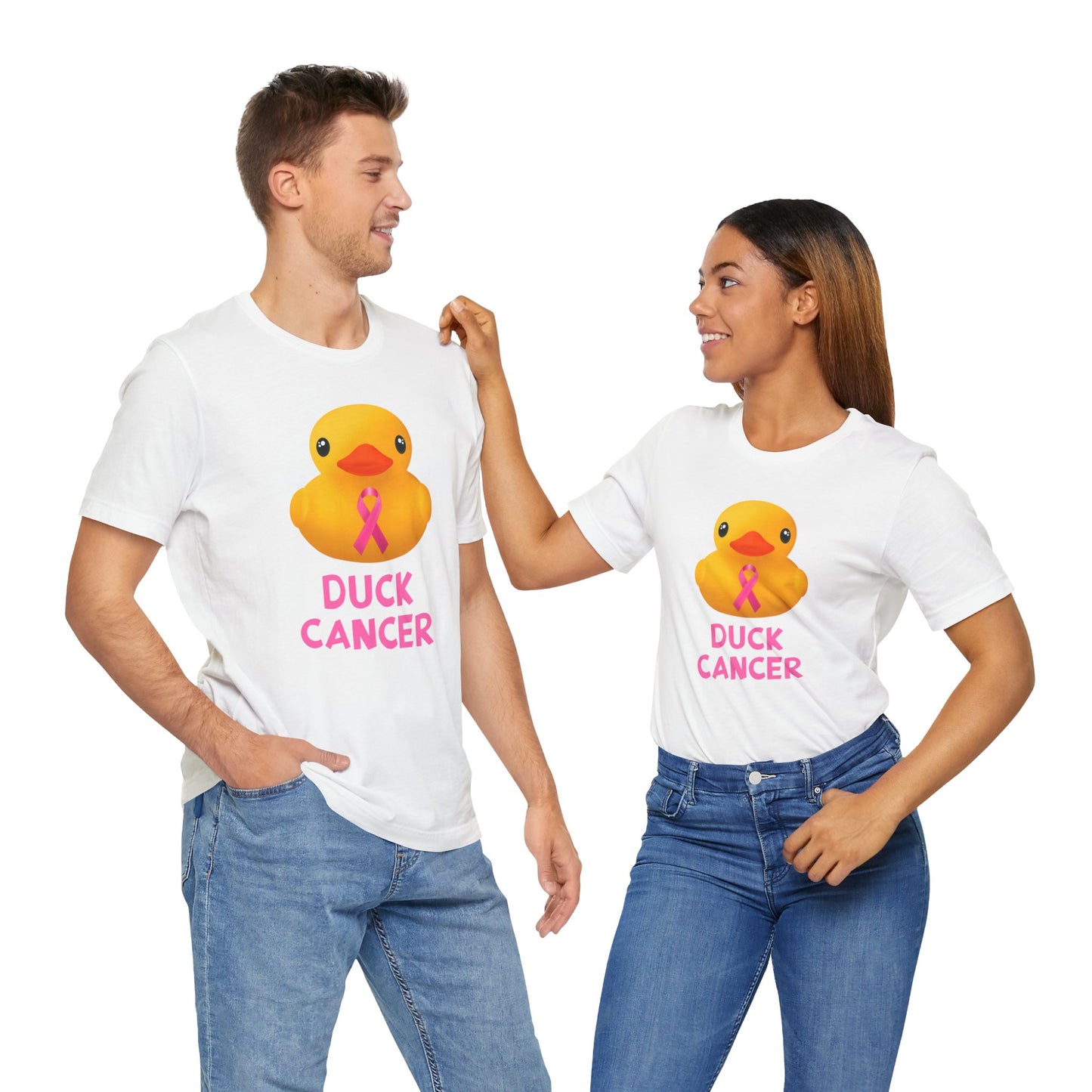 Breast Cancer Duck Cancer T-Shirt, Unisex