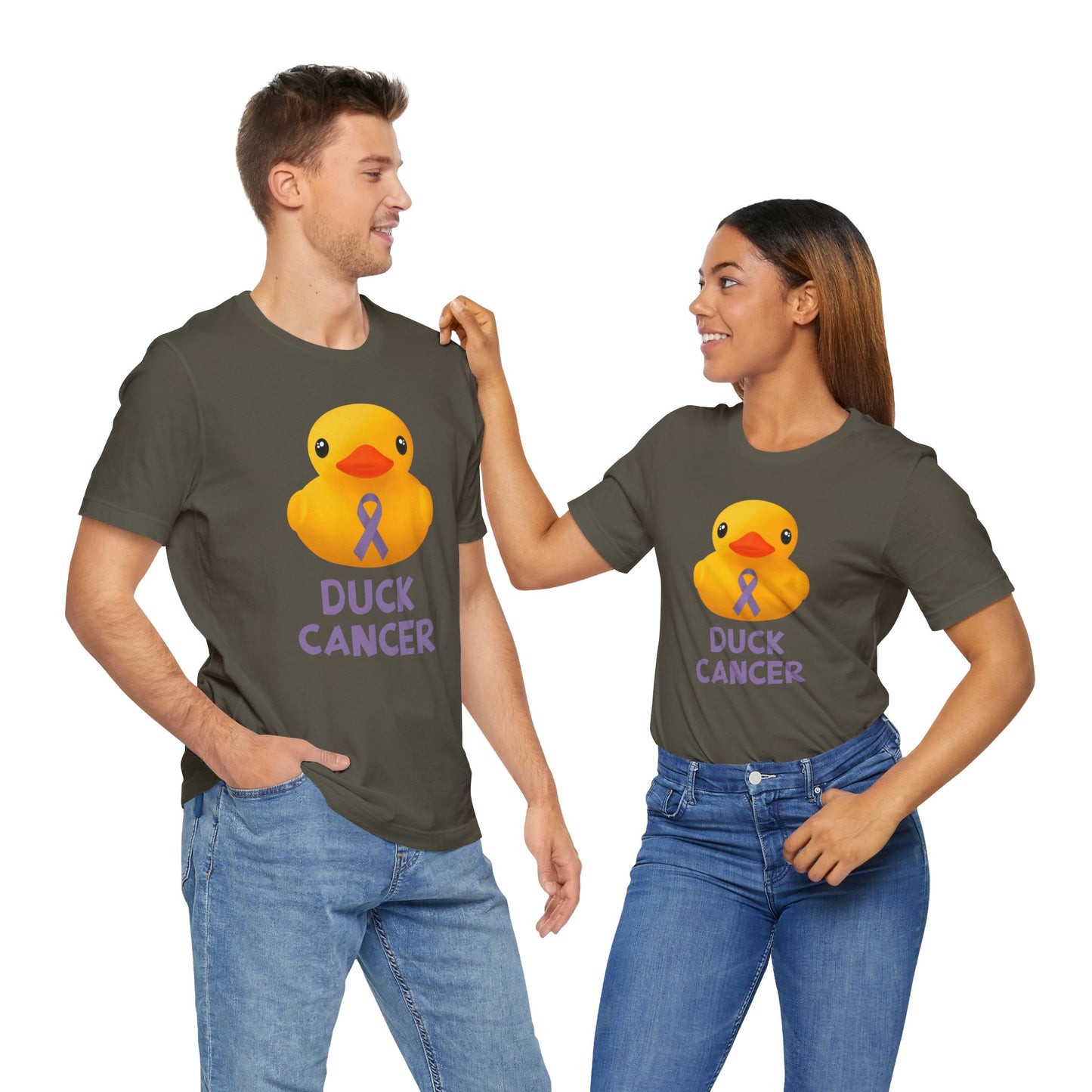 Pancreatic Cancer Duck Cancer Unisex T-Shirt