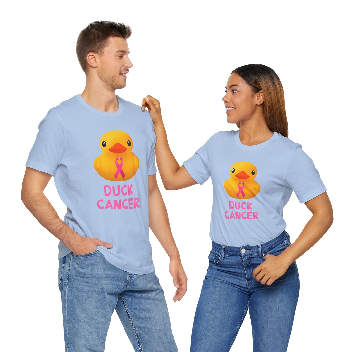 Breast Cancer Duck Cancer T-Shirt, Unisex