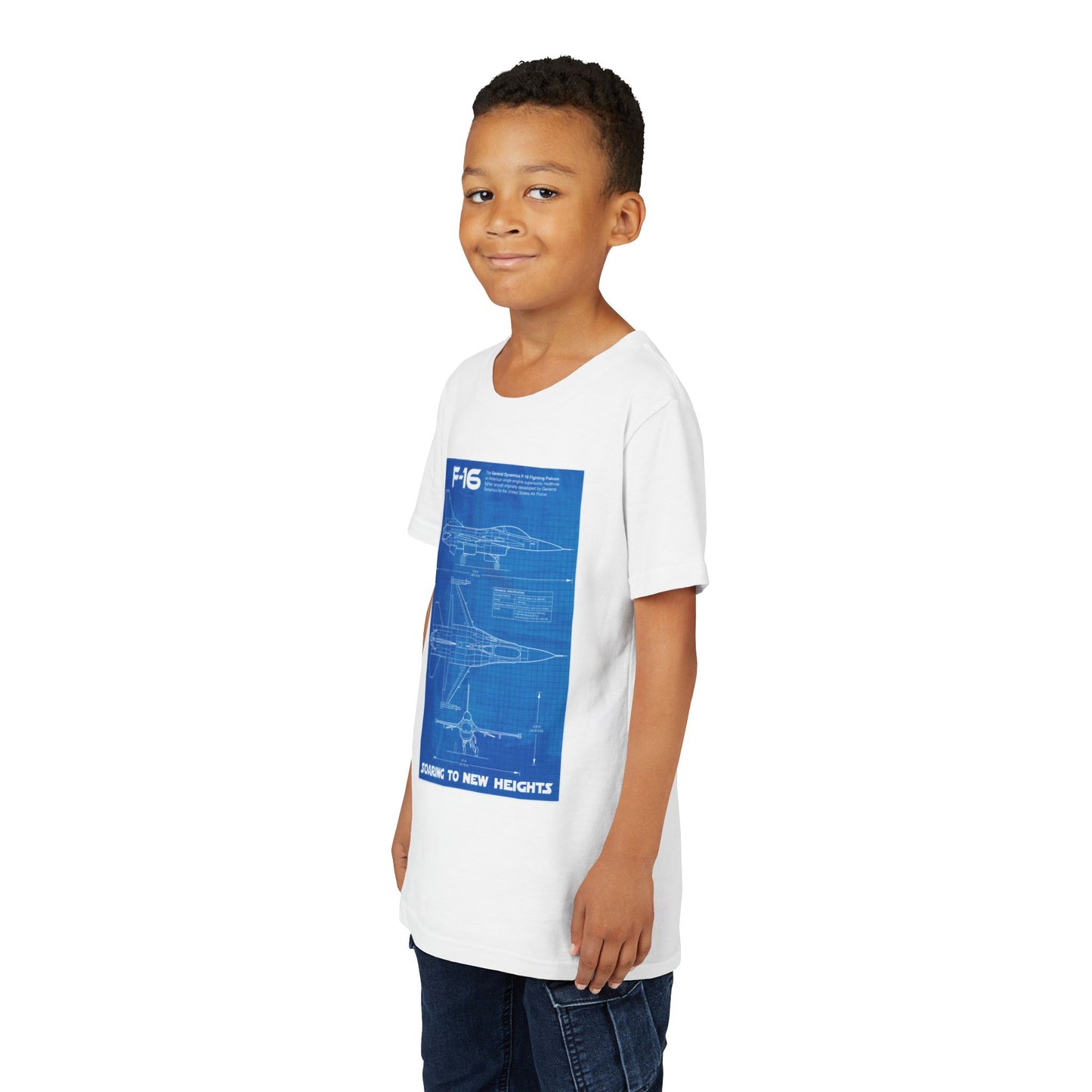 Youth Blueprint Jet Shirt