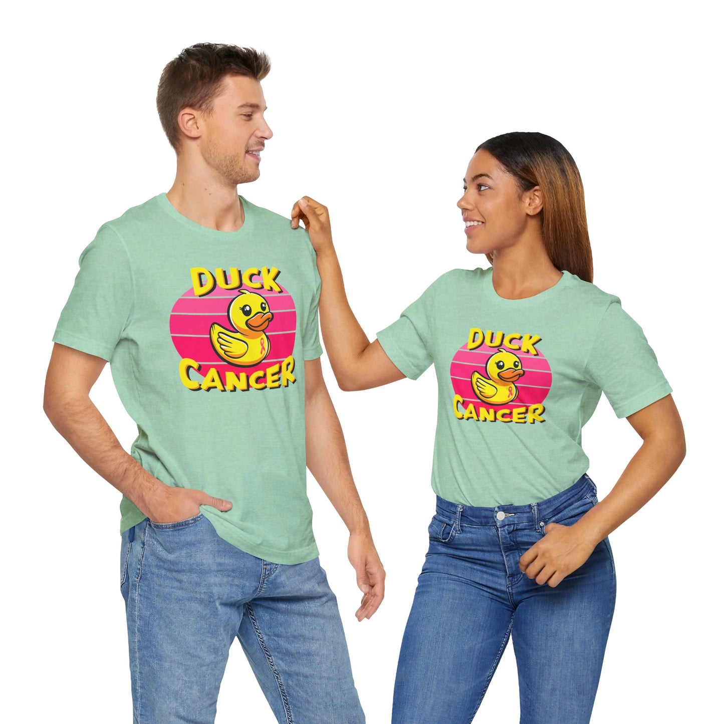 Breast Cancer Duck Cancer T-Shirt, Unisex