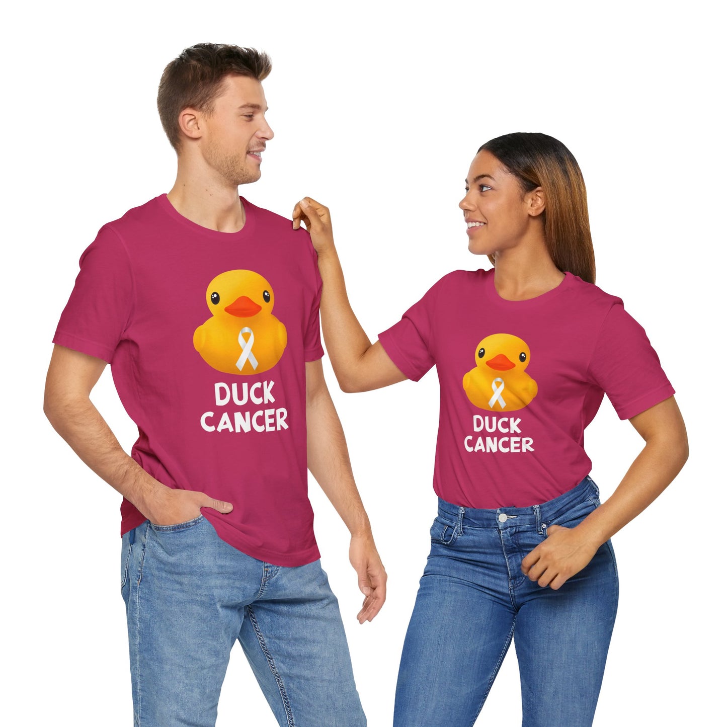 Lung Cancer Duck Cancer T-Shirt, Uniseex