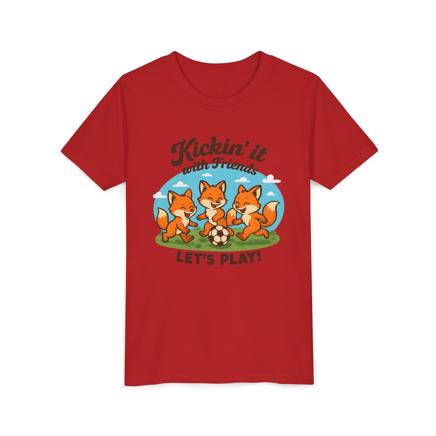 Youth Fox's playing soccer