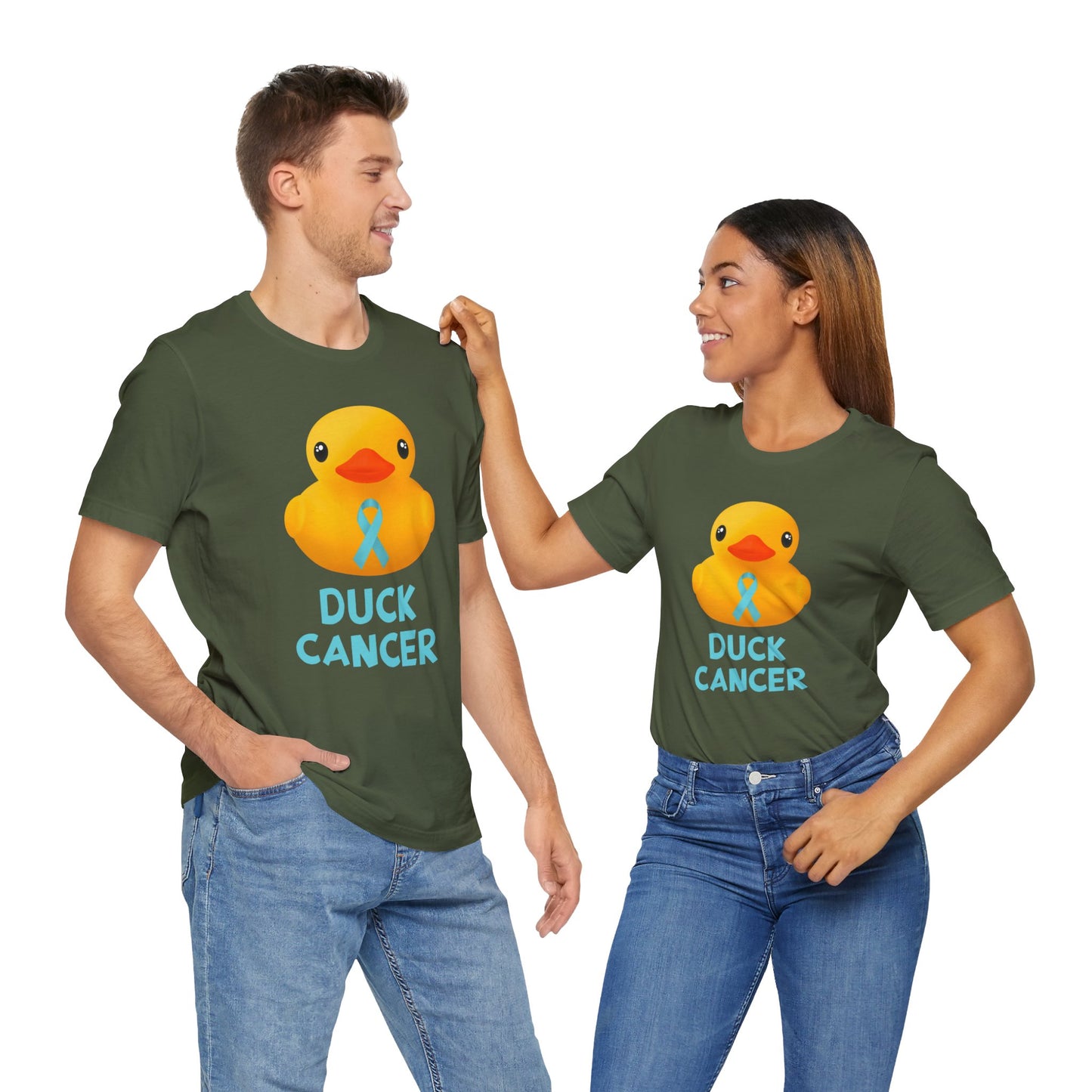 Prostate Cancer Duck Cancer T-Shirt, Unisex