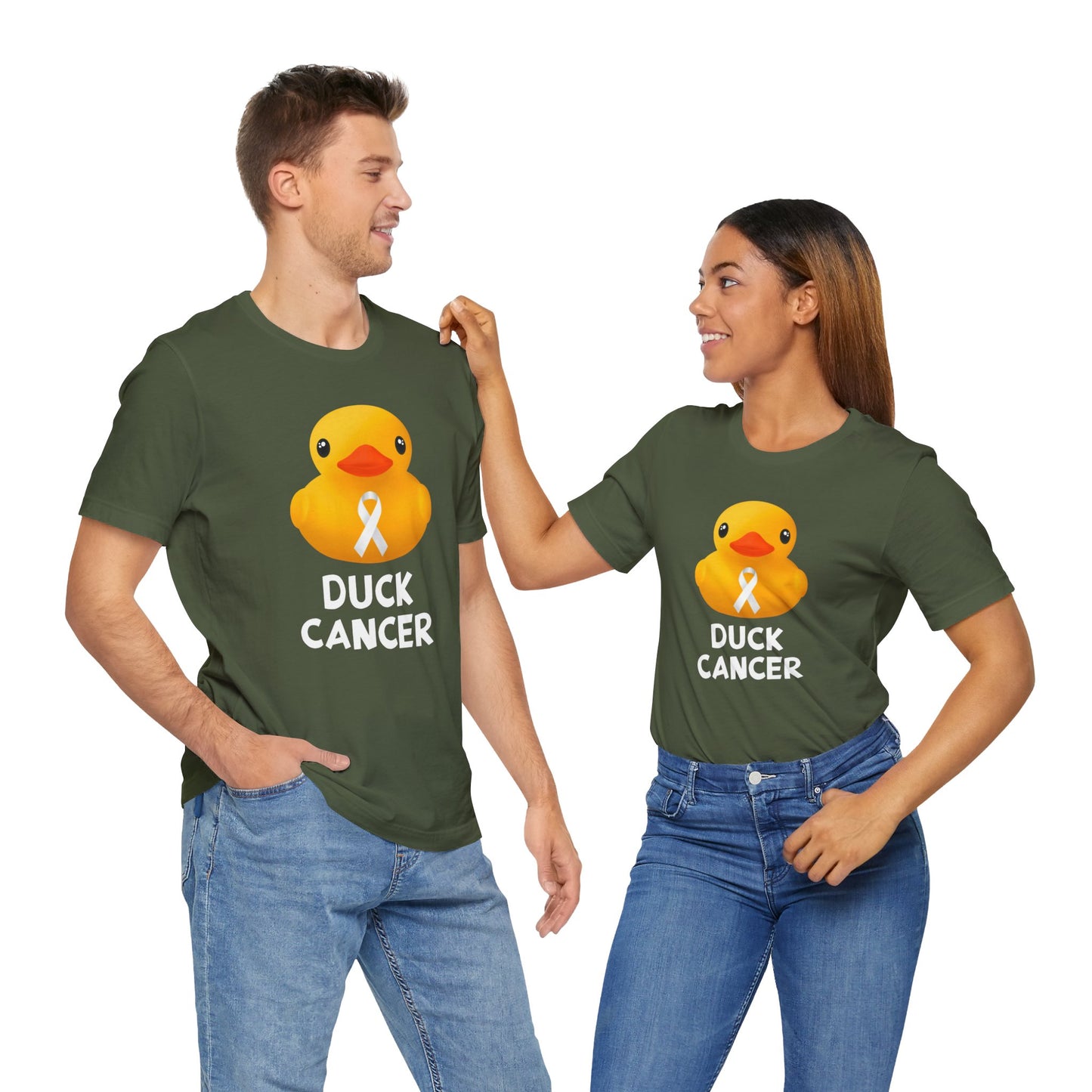 Lung Cancer Duck Cancer T-Shirt, Uniseex