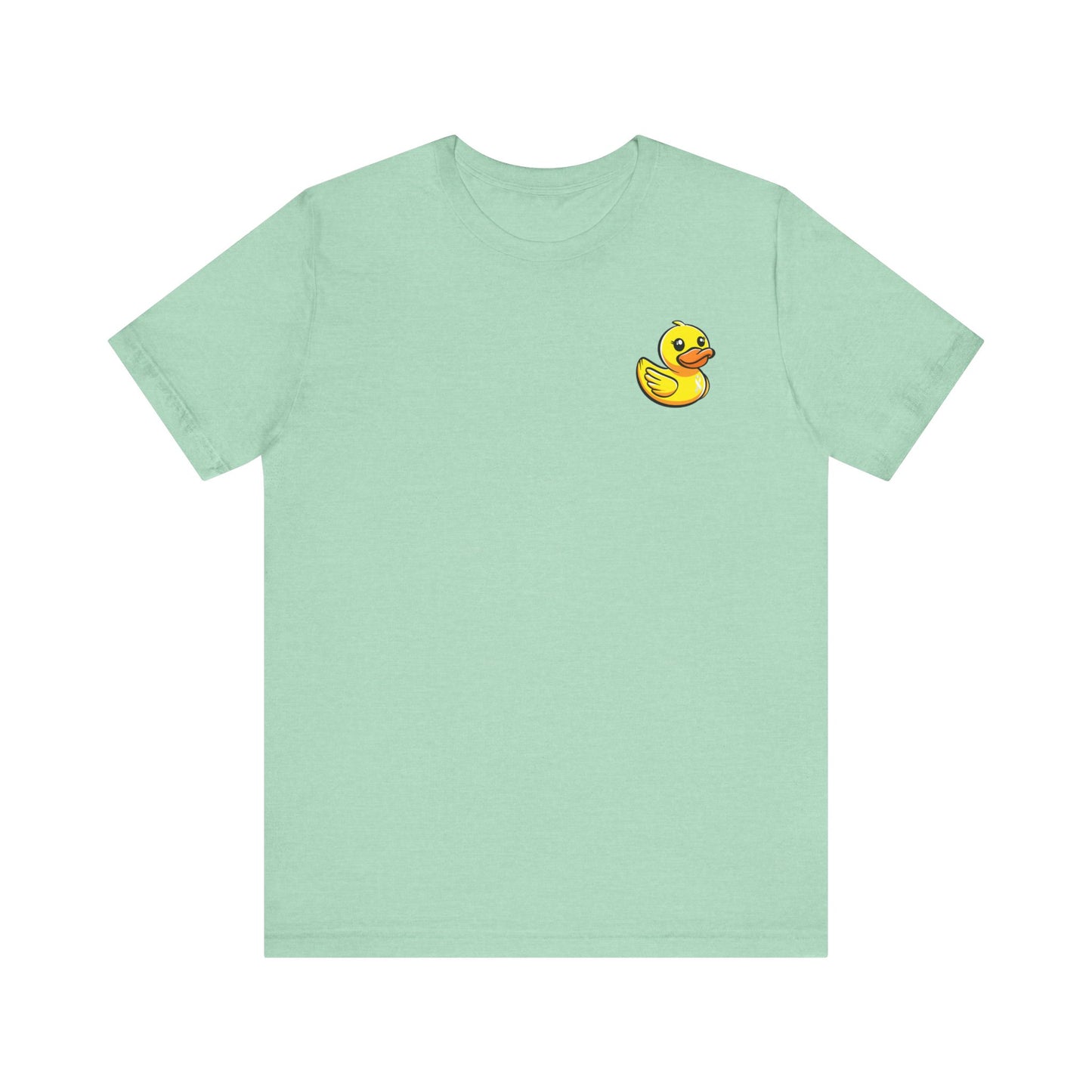 Lung Cancer Duck Cancer Ocean Back T-Shirt, Unisex