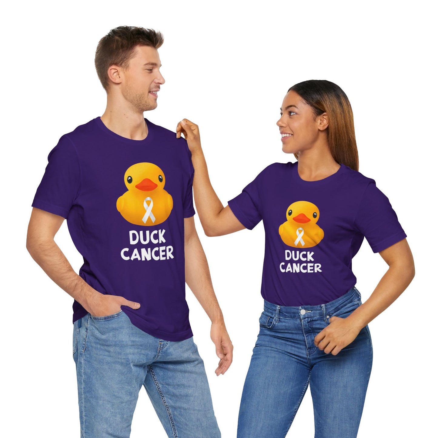 Lung Cancer Duck Cancer T-Shirt, Uniseex