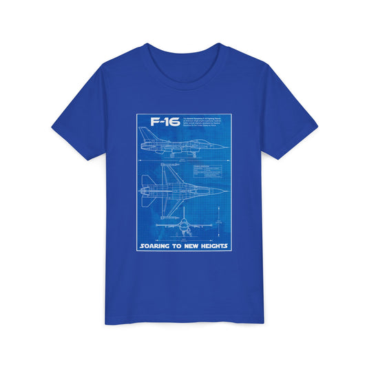 Youth Blueprint Jet Shirt
