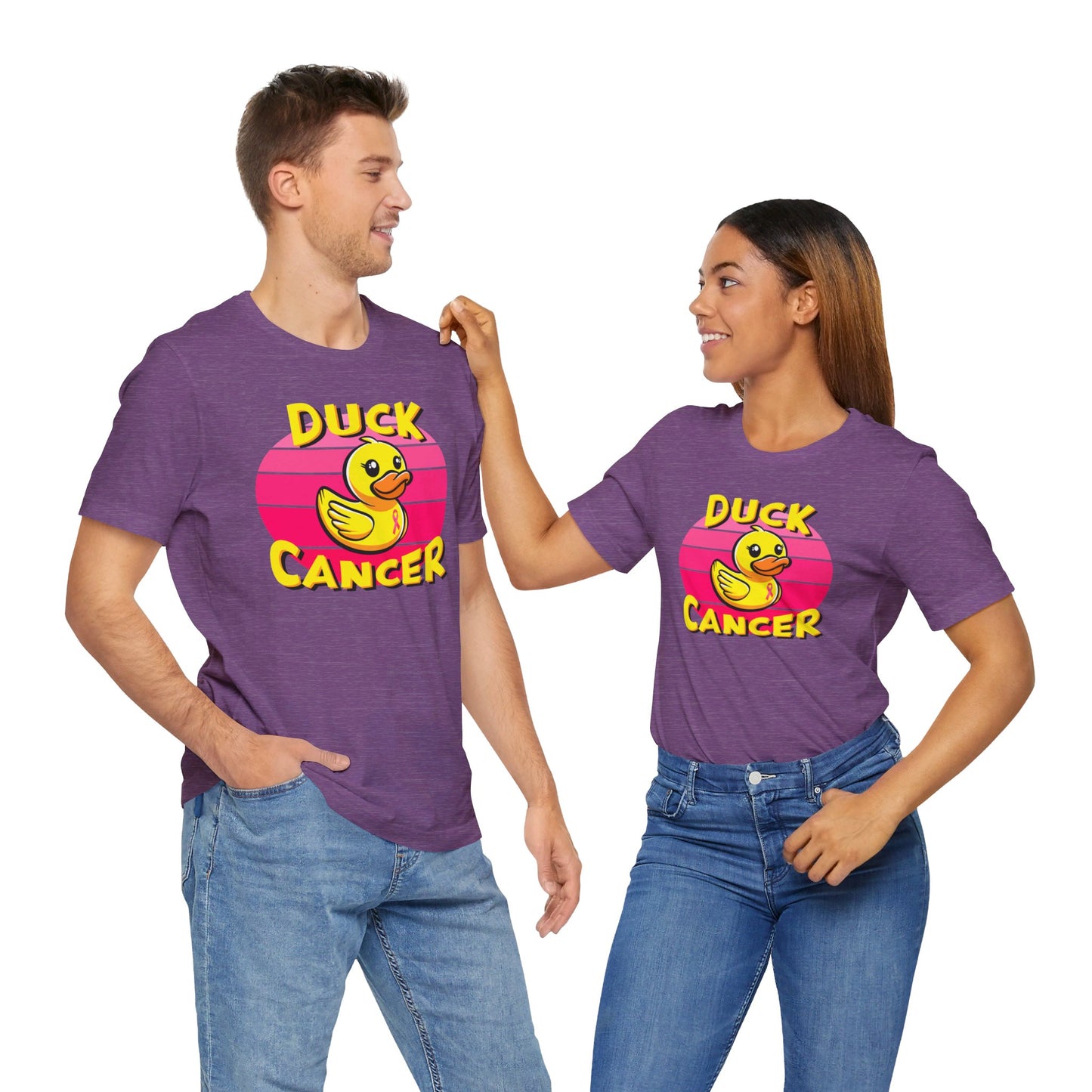 Breast Cancer Duck Cancer T-Shirt, Unisex