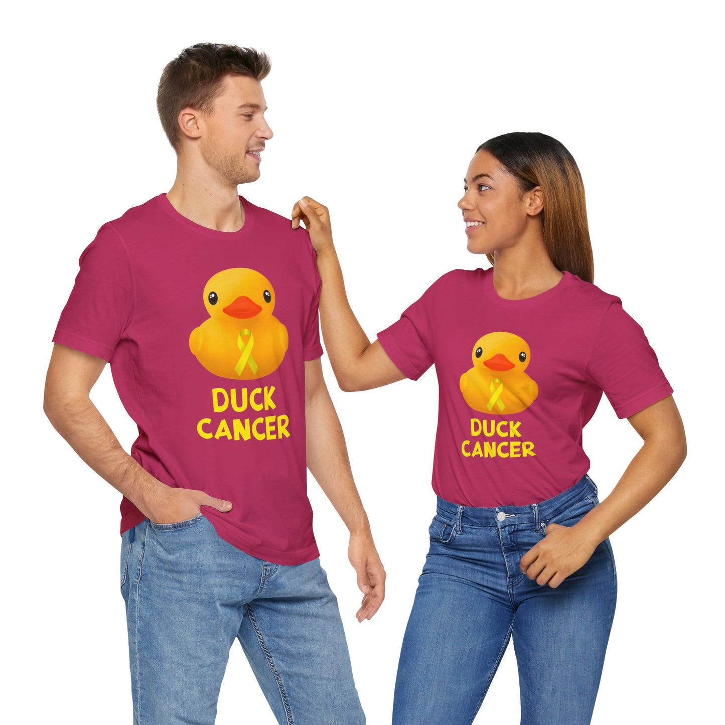 Sarcoma or Bone Cancer Duck Cancer T-Shirt, unisex