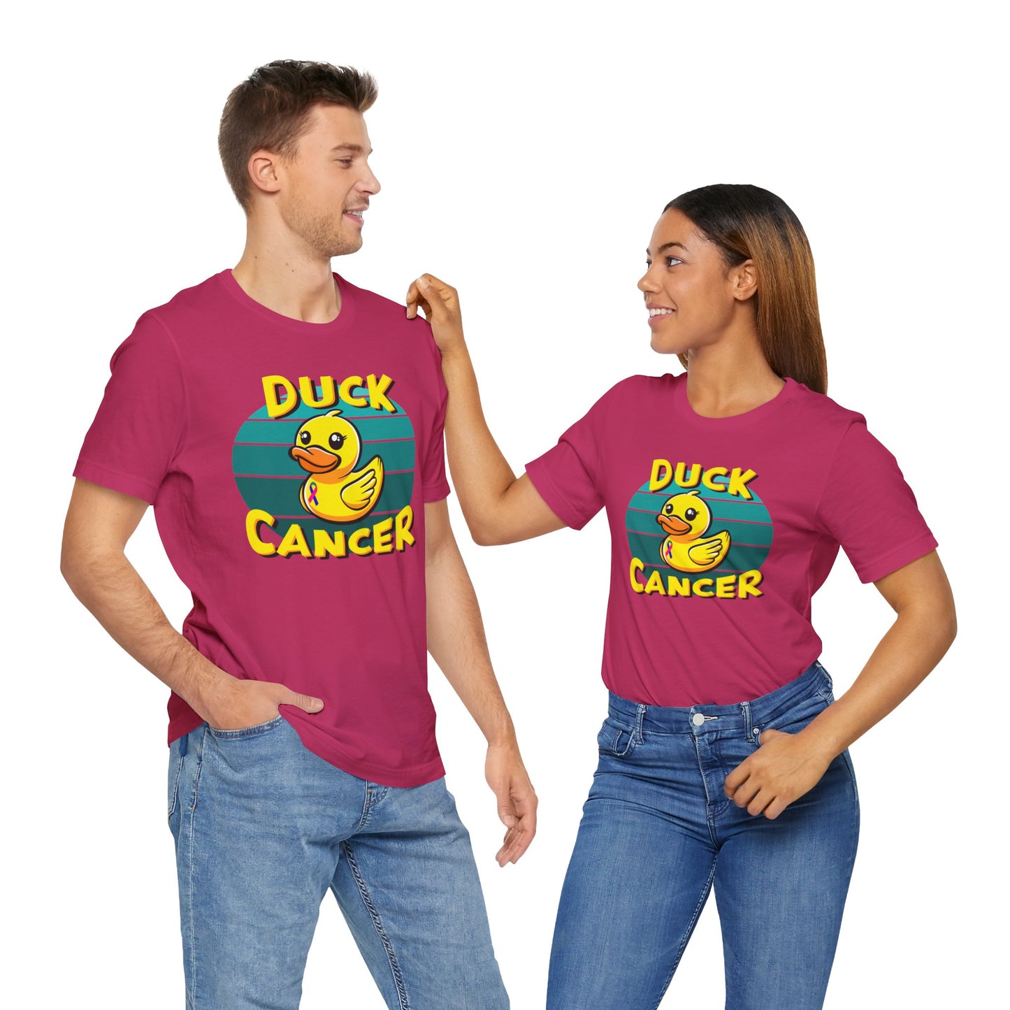 Thyroid Cancer Duck Cancer T-Shirt, Unisex