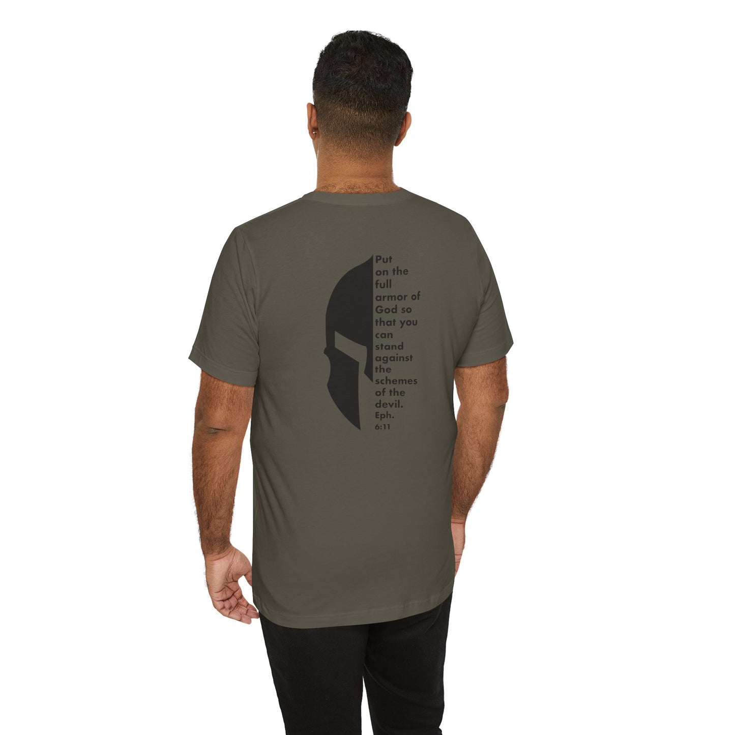 Armor of God Eph. 6:11, Unisex T-Shirt Front and Back Design