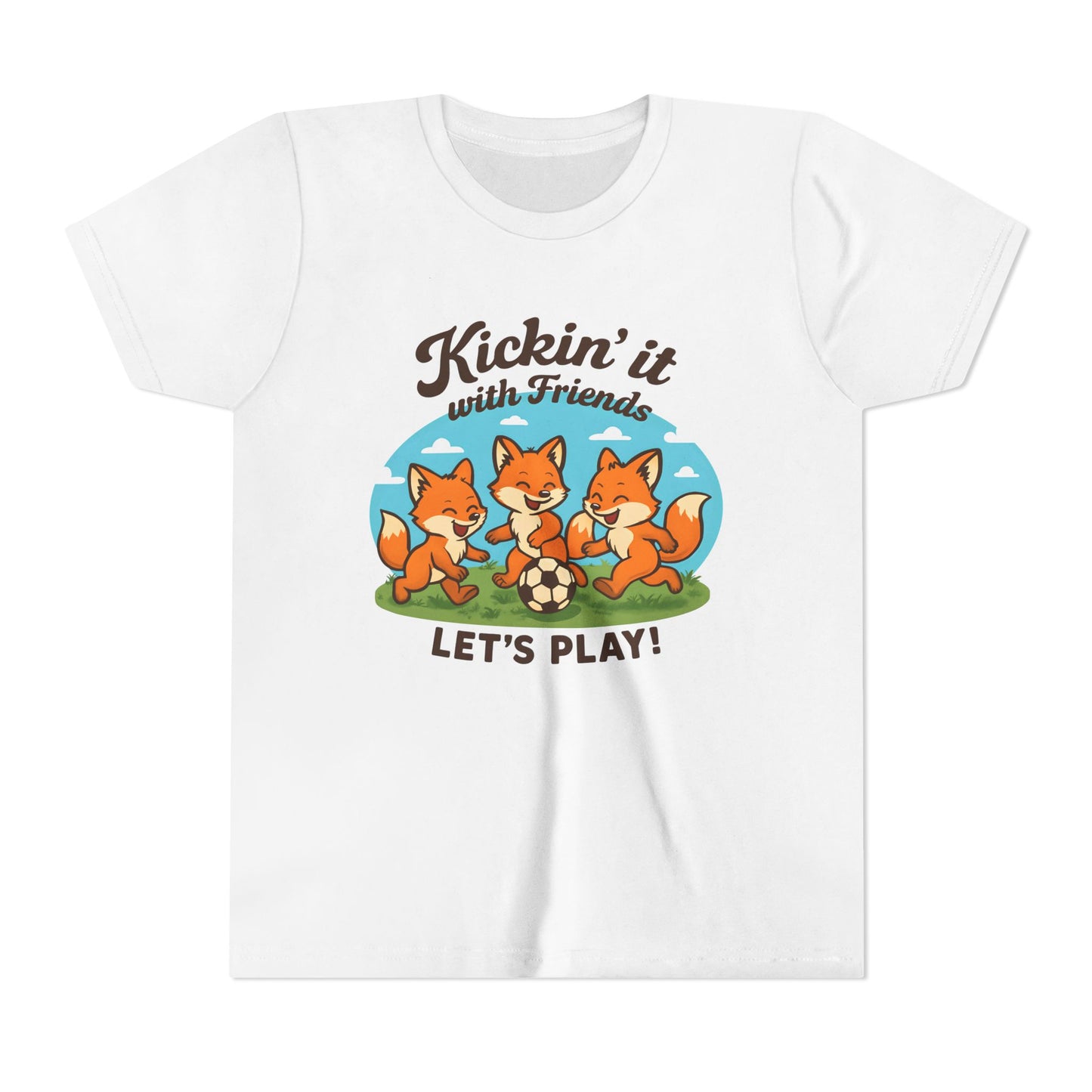 Youth Fox's playing soccer