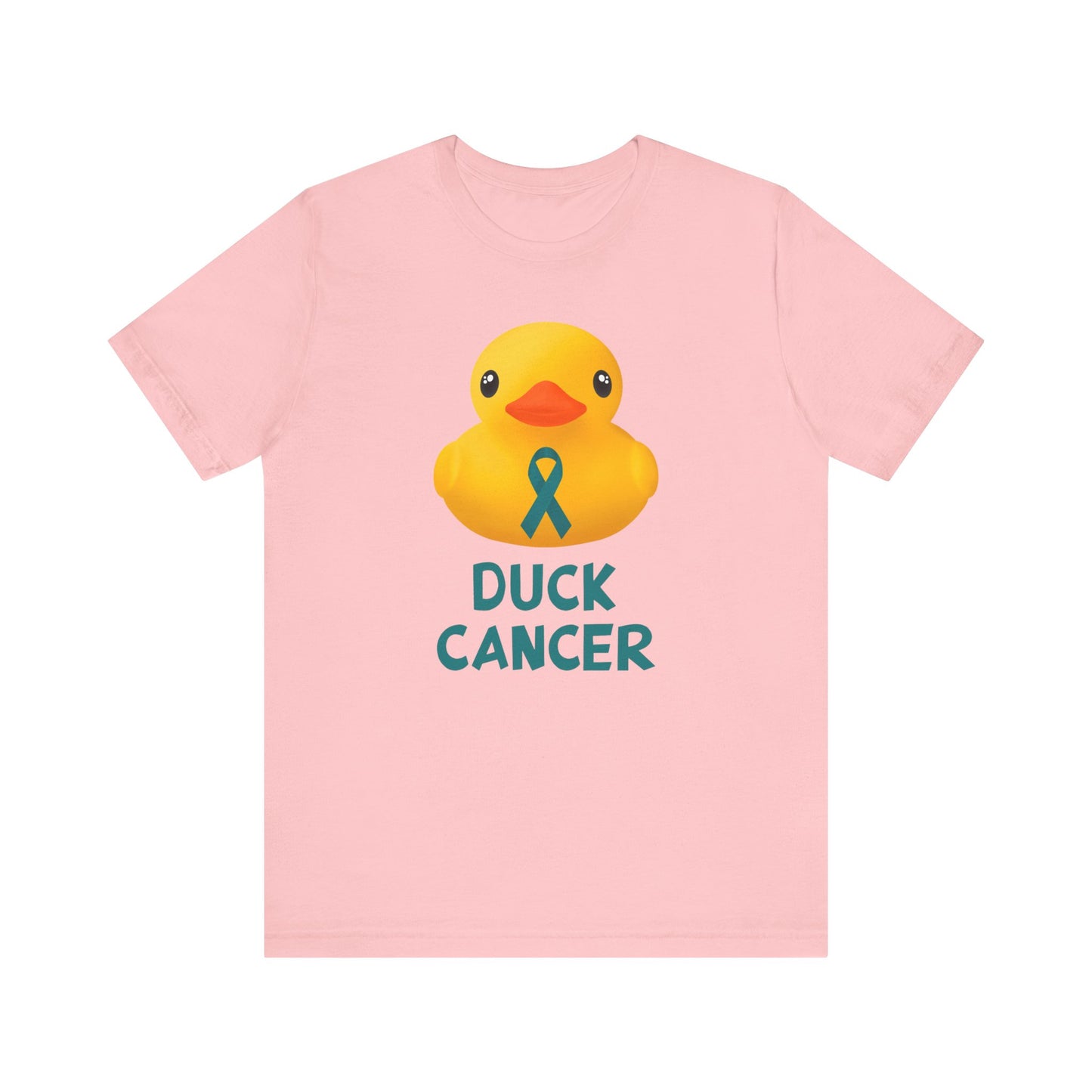 Ovarian Cancer Duck Cancer T-Shirt, Unisex