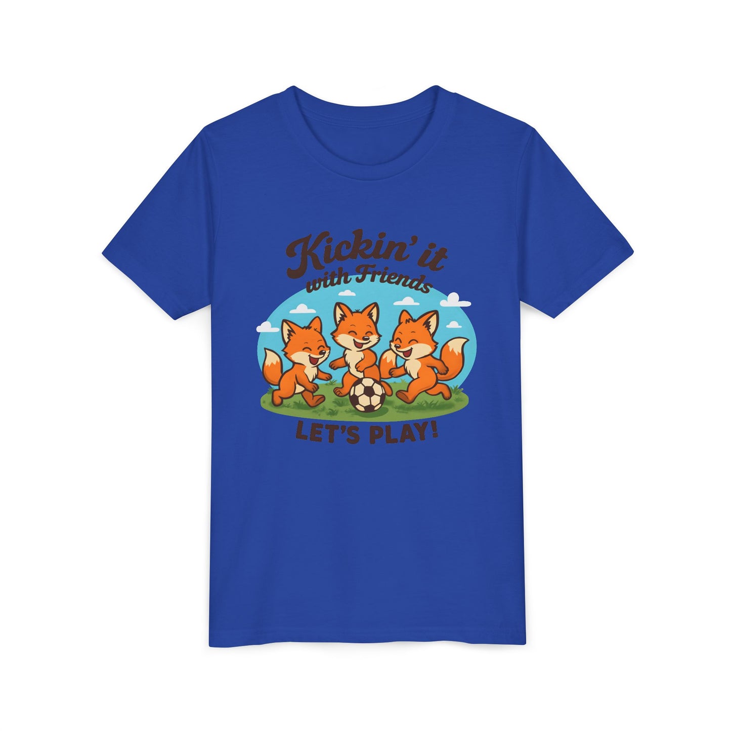 Youth Fox's playing soccer