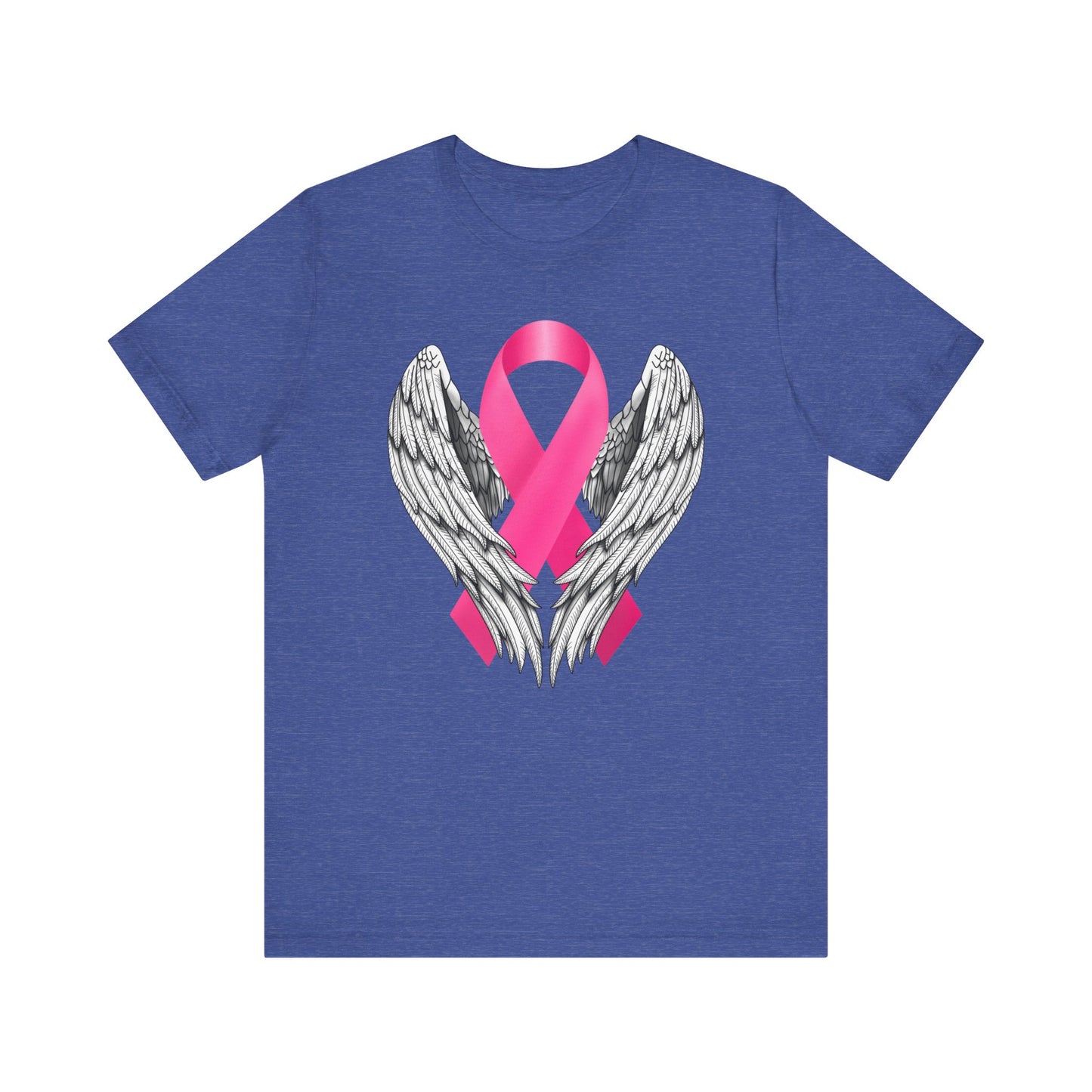 Ribbon with wings, Breast Cancer T-Shirt, Unisex