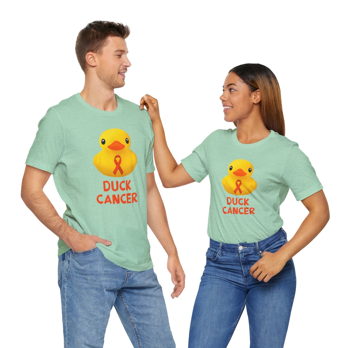 Leukemia Cancer Duck Cancer T-Shirt, Unisex