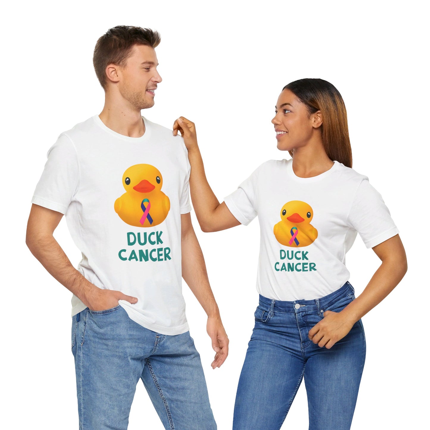 Thyroid Cancer Duck Cancer T-Shirt, Unisex