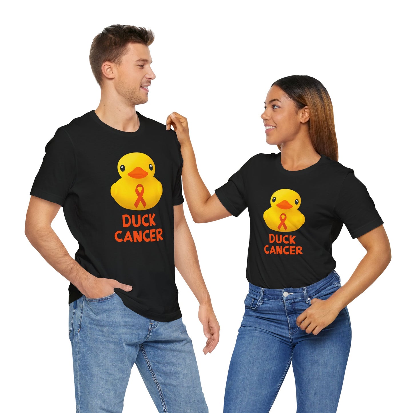 Leukemia Cancer Duck Cancer T-Shirt, Unisex