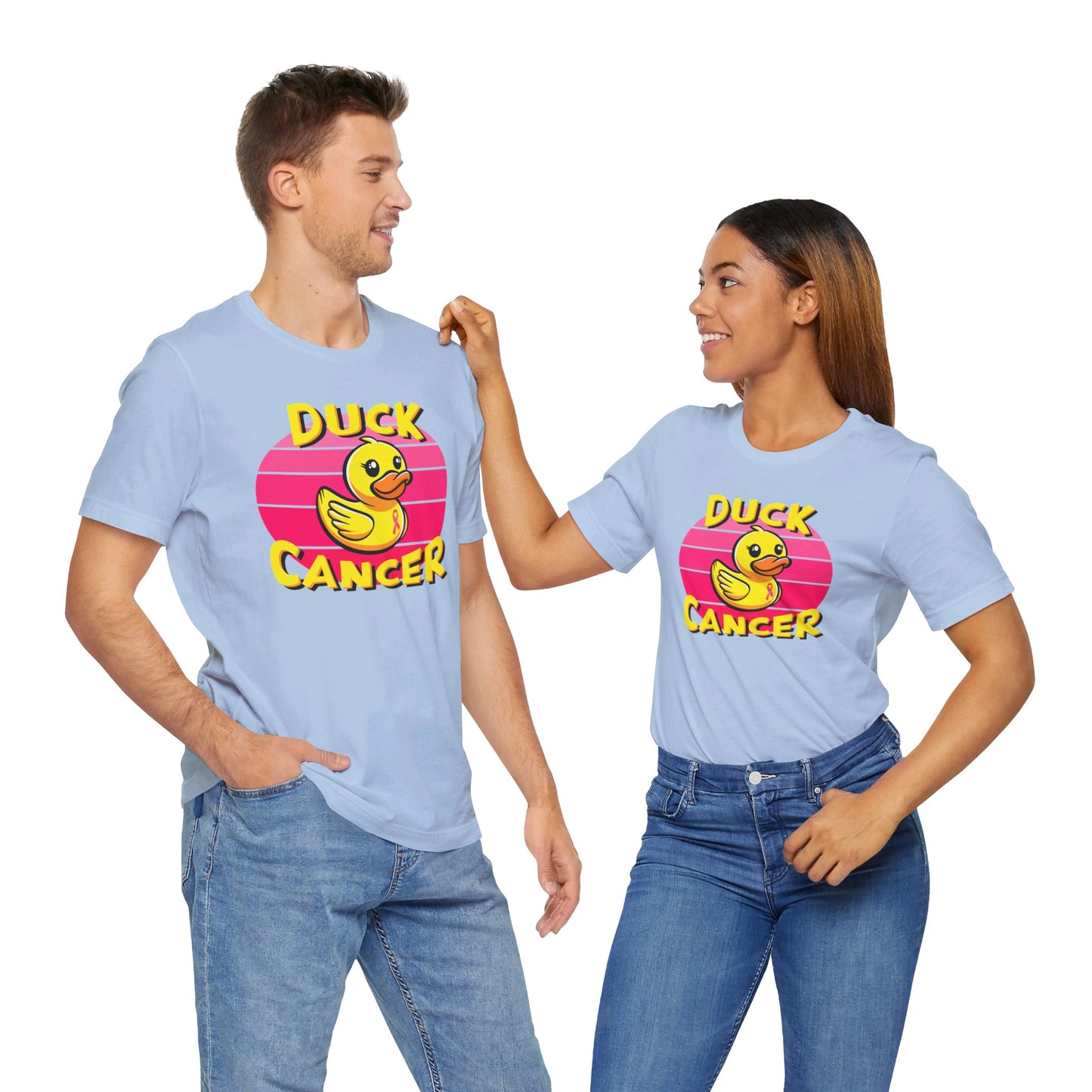 Breast Cancer Duck Cancer T-Shirt, Unisex