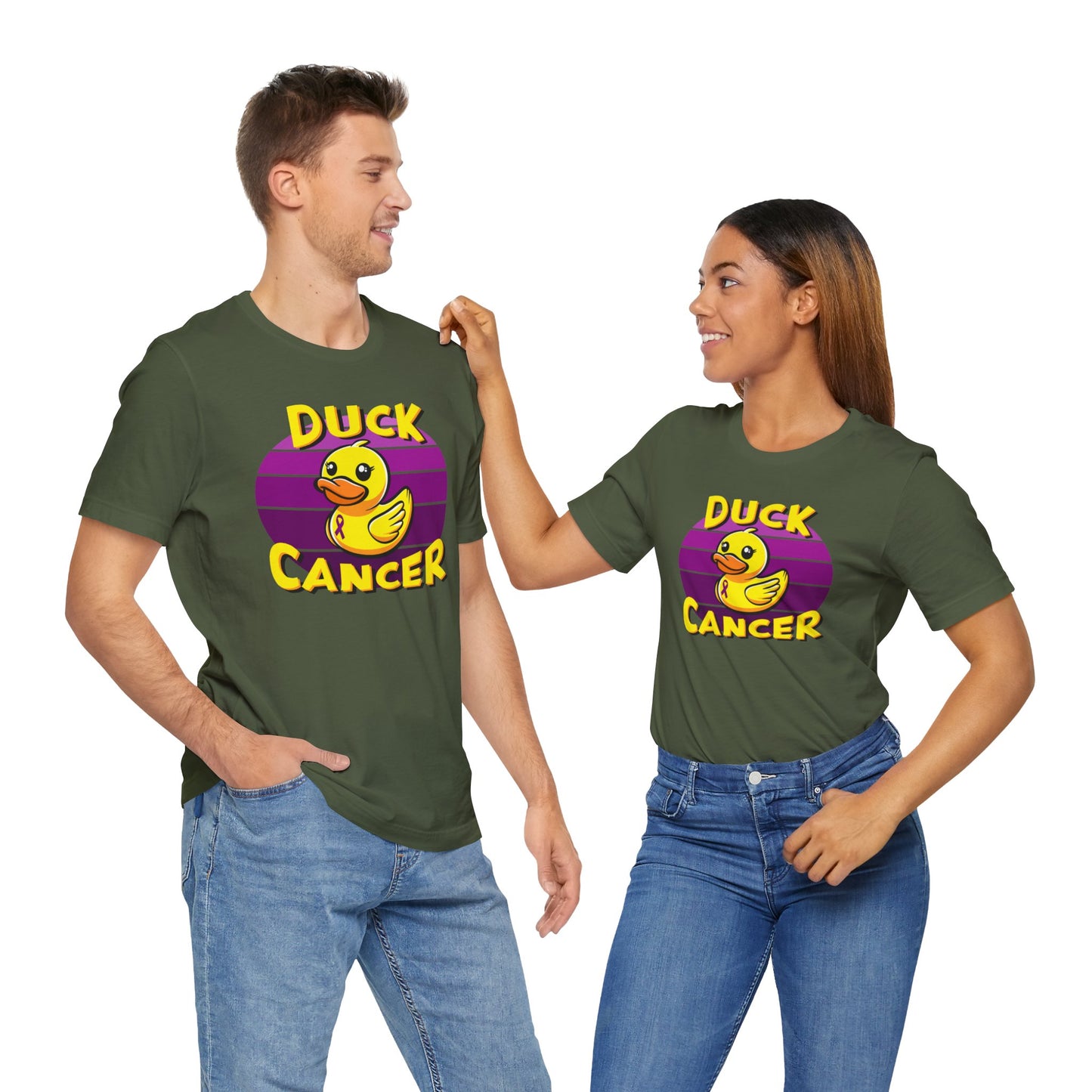 Pancreatic Cancer, Duck Cancer T-Shirt, Unisex