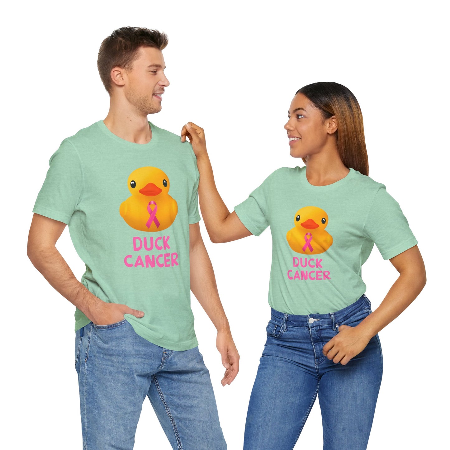 Breast Cancer Duck Cancer T-Shirt, Unisex