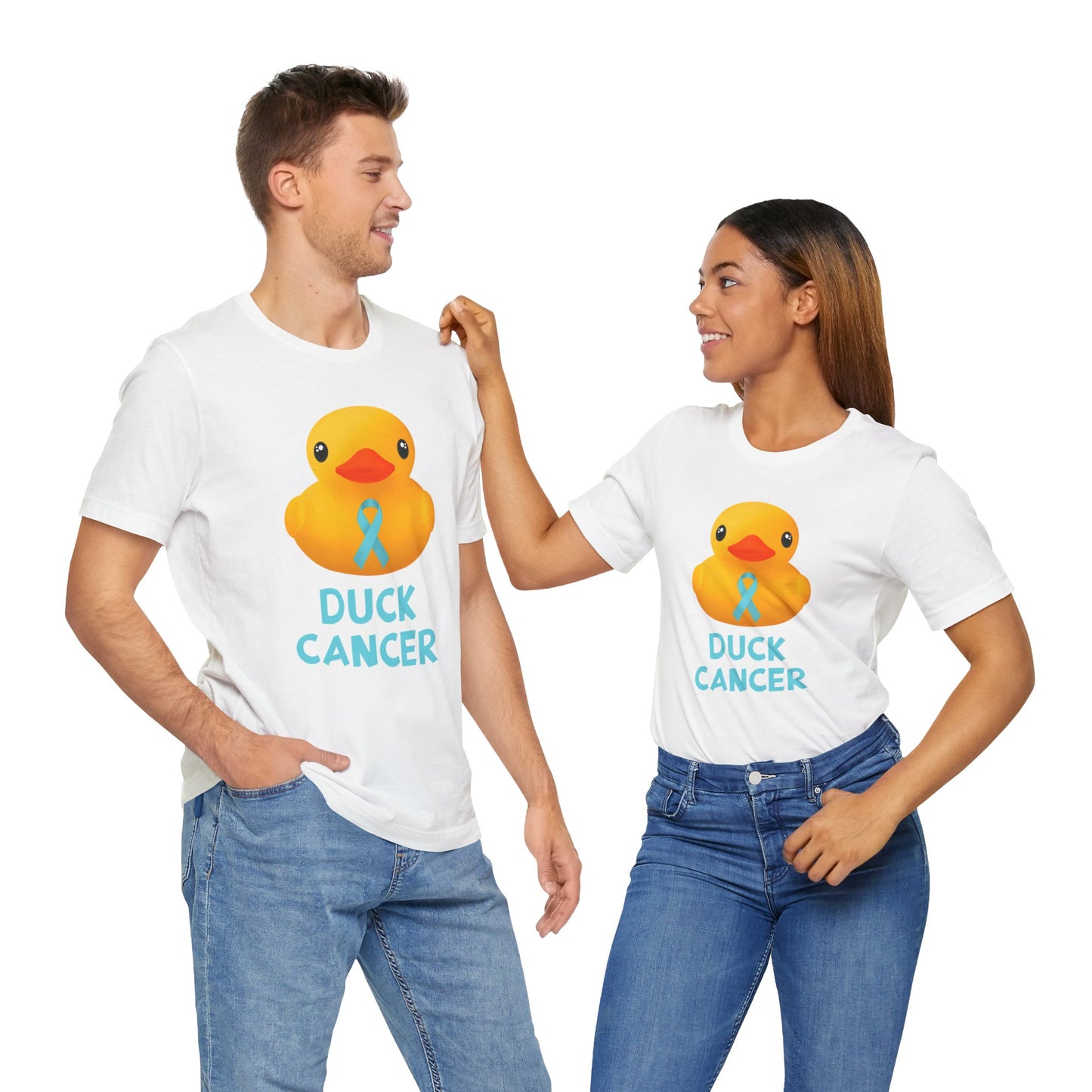 Prostate Cancer Duck Cancer T-Shirt, Unisex