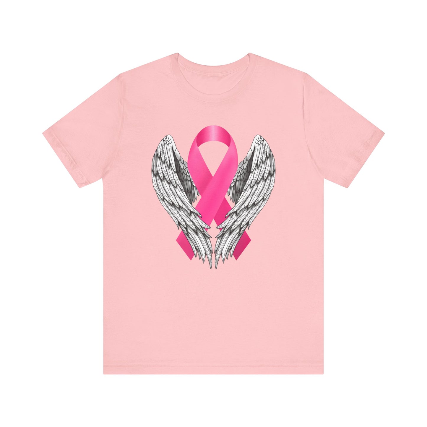 Ribbon with wings, Breast Cancer T-Shirt, Unisex