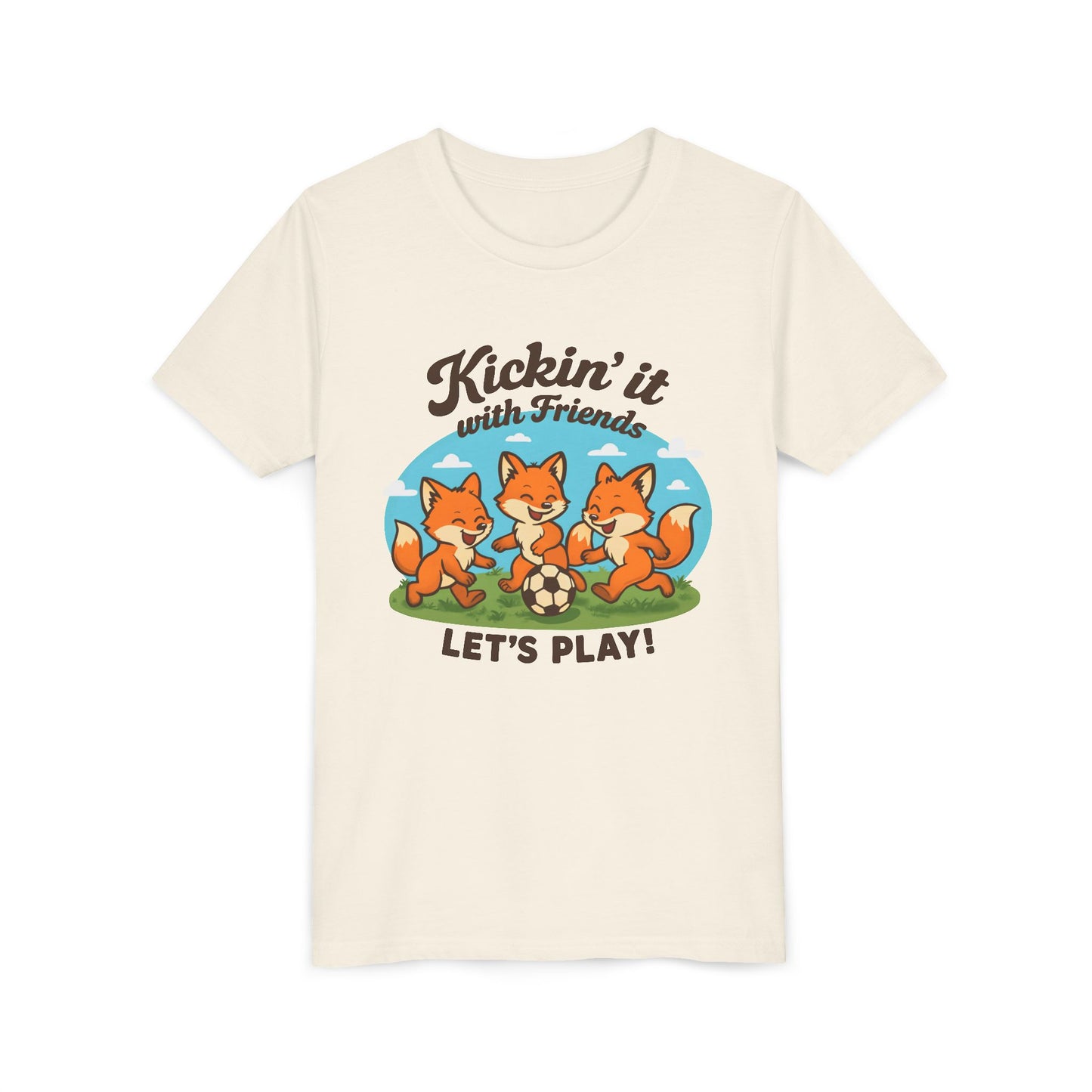 Youth Fox's playing soccer