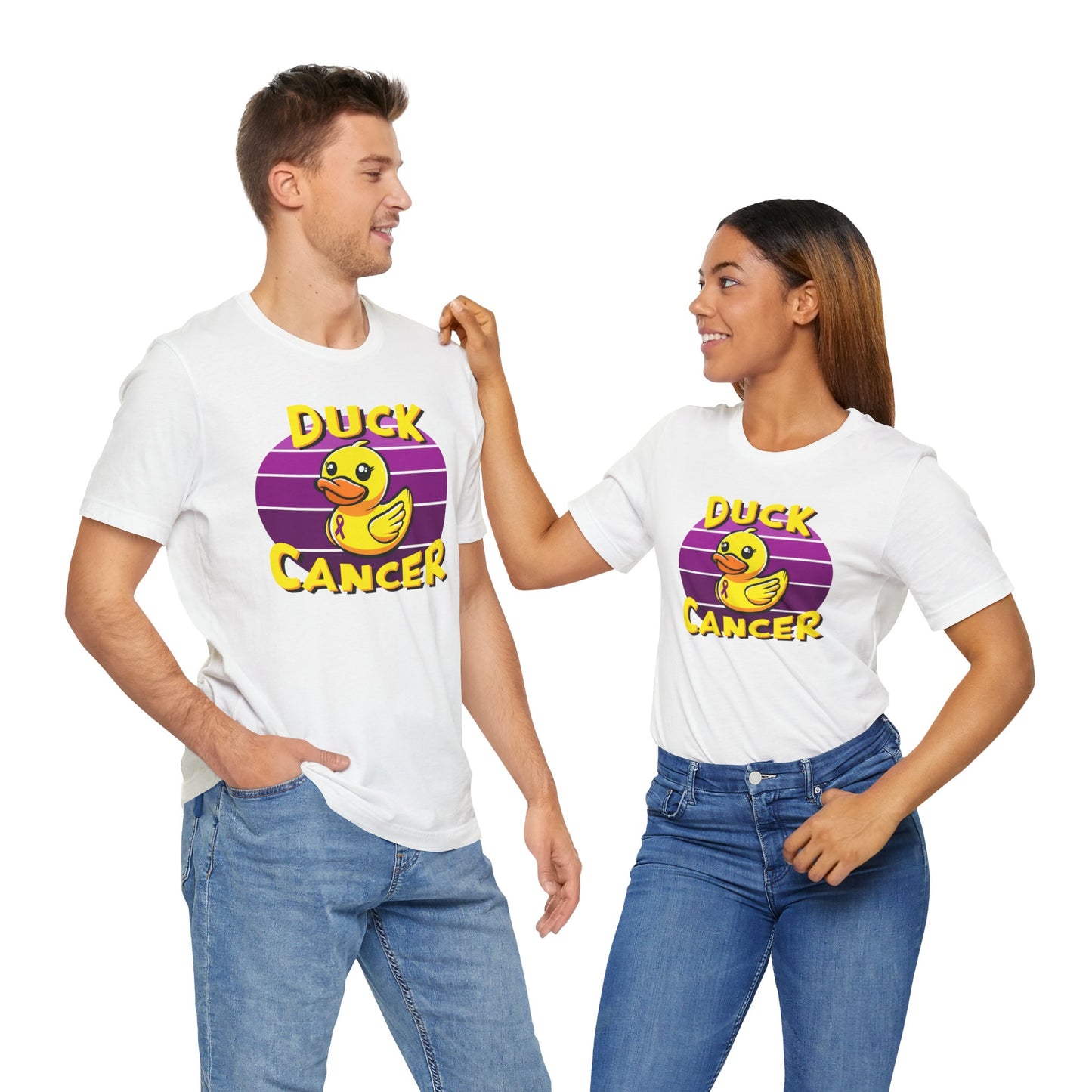 Pancreatic Cancer, Duck Cancer T-Shirt, Unisex