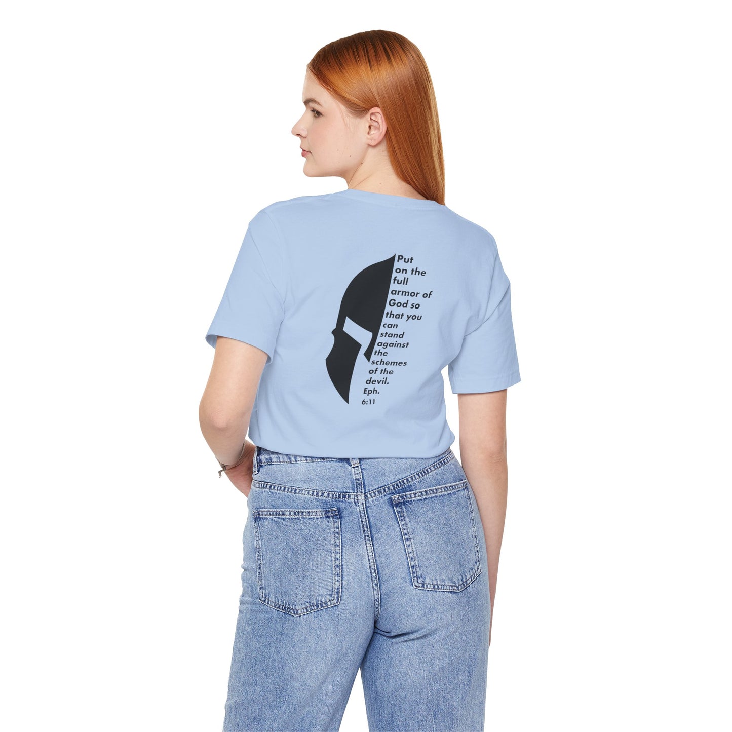 Armor of God Eph. 6:11, Unisex T-Shirt Front and Back Design