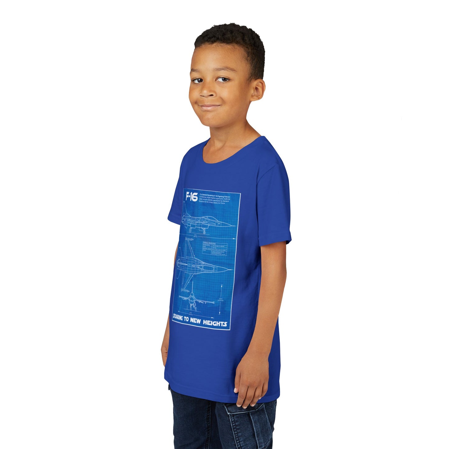 Youth Blueprint Jet Shirt