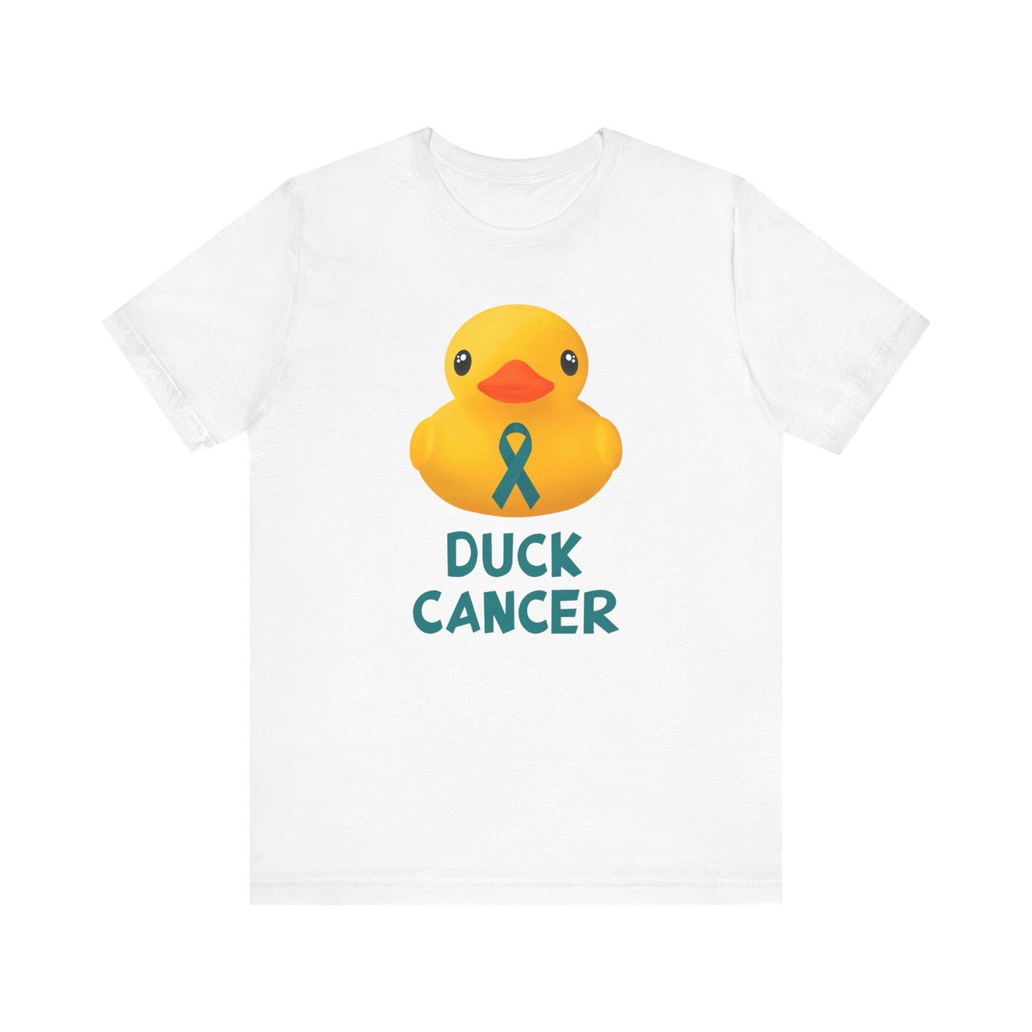 Ovarian Cancer Duck Cancer T-Shirt, Unisex