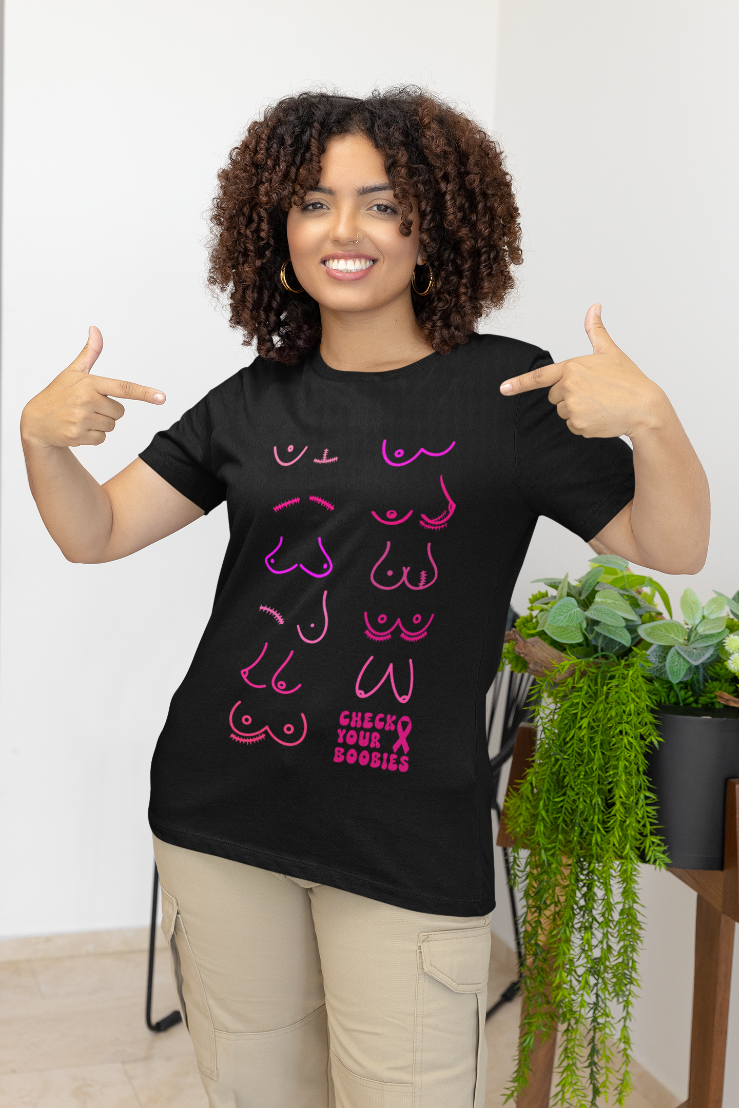 Check Your Boobies Unisex T-Shirt