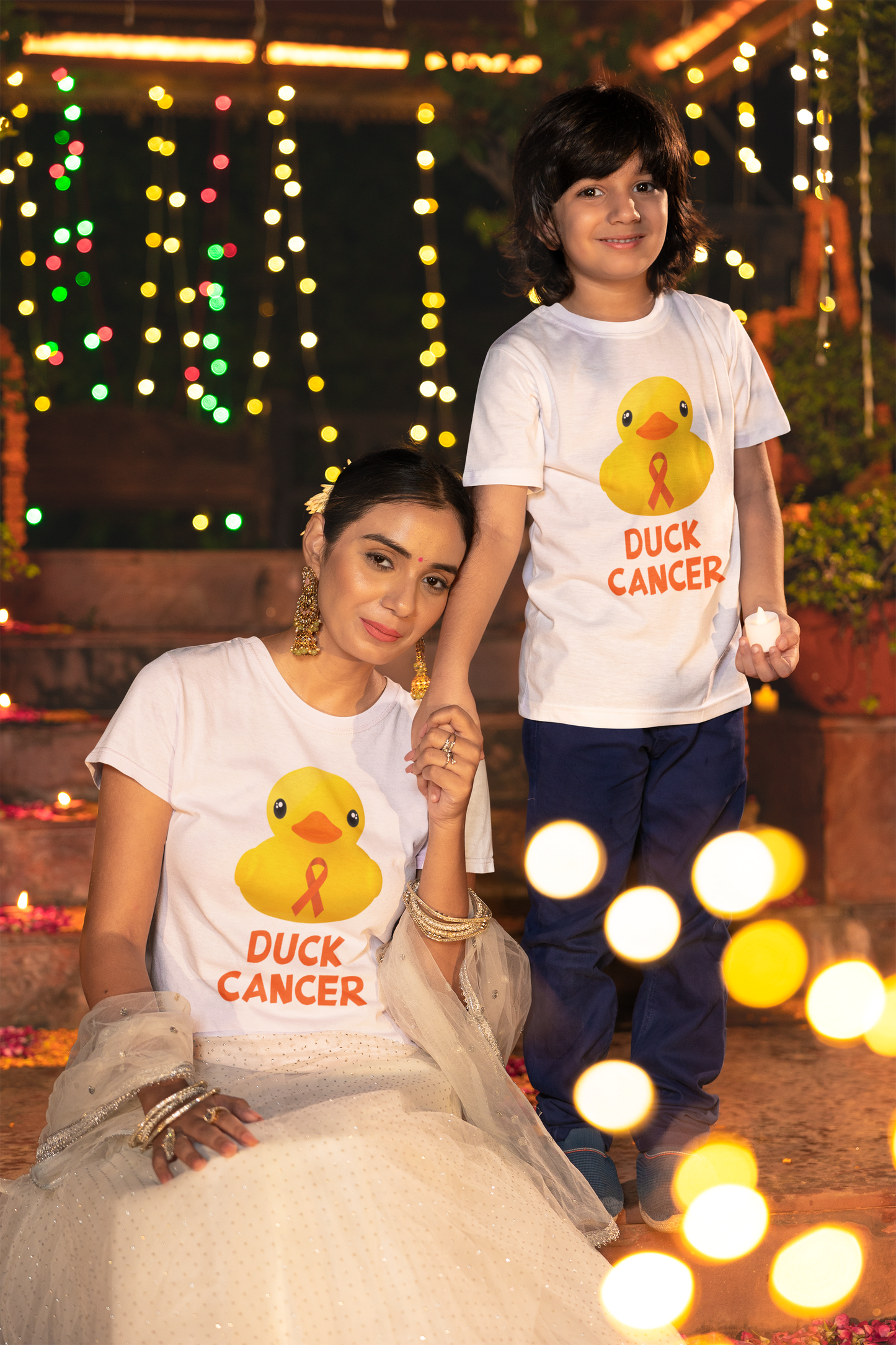 Leukemia Cancer Duck Cancer T-Shirt Kid