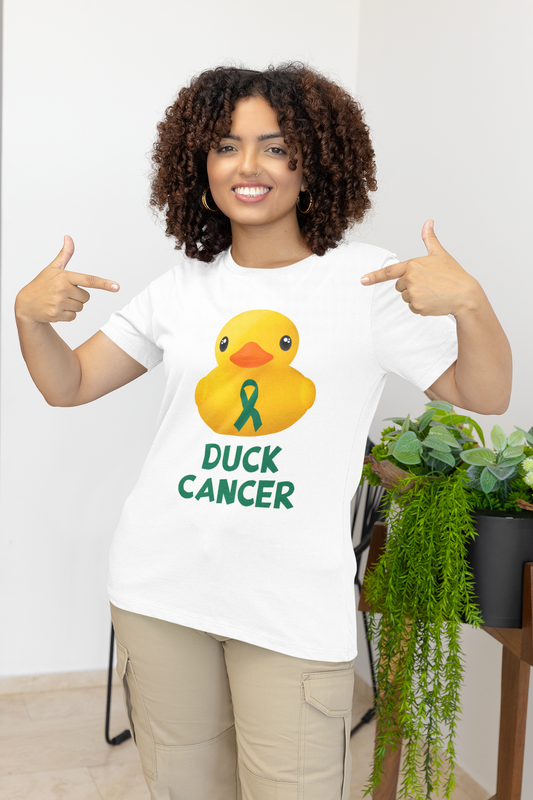 Liver Cancer Duck Cancer T-Shirt, Unisex