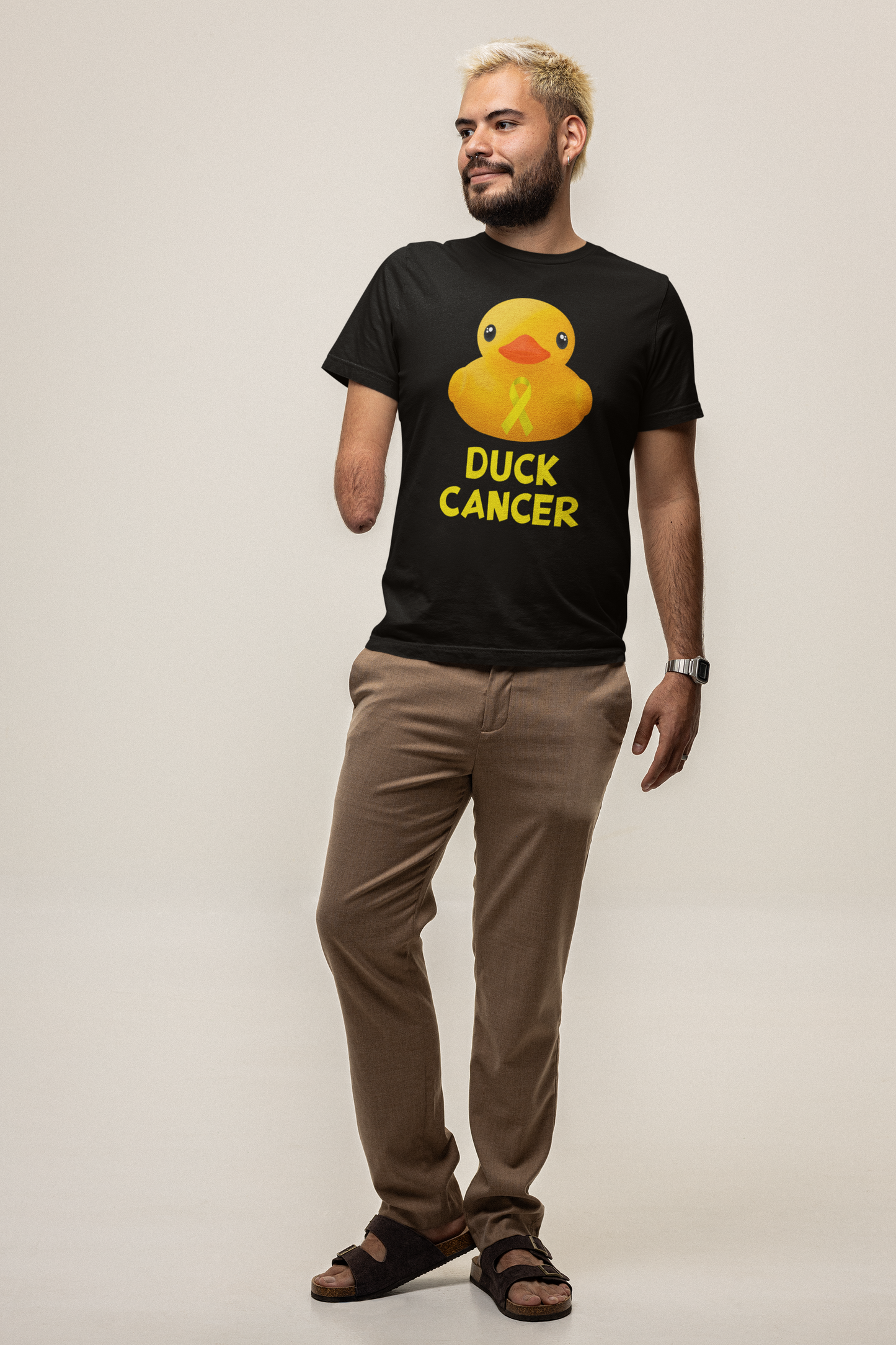 Sarcoma or Bone Cancer Duck Cancer T-Shirt, unisex