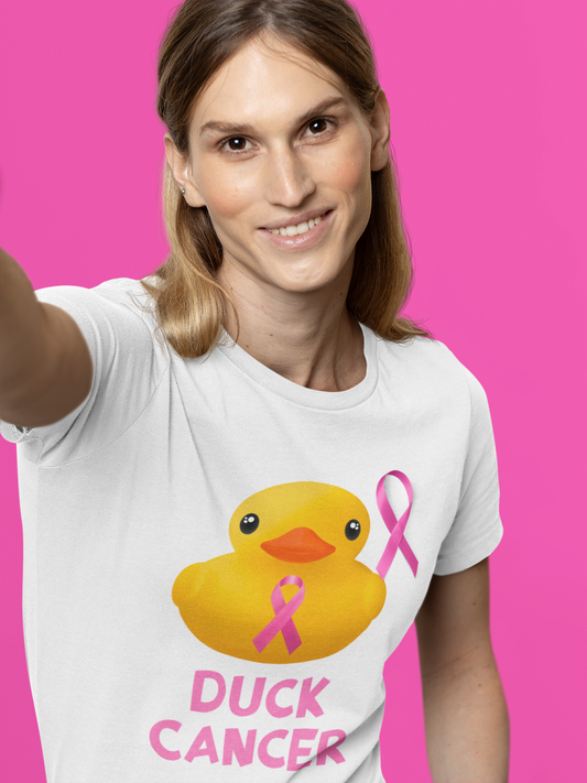 Breast Cancer Duck Cancer T-Shirt, Unisex